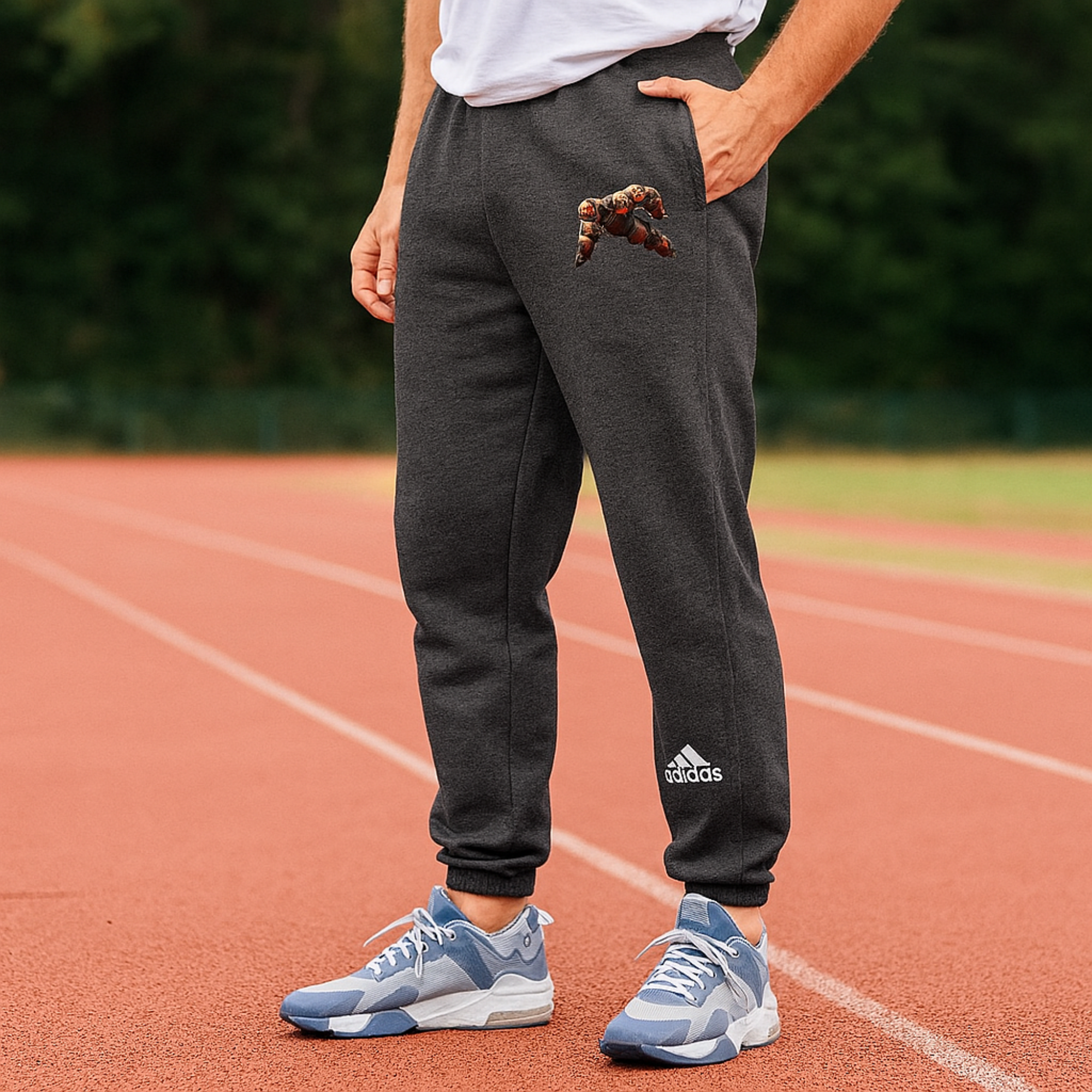 Adidas Sweatpants with Artistic turtle Design product thumbnail image