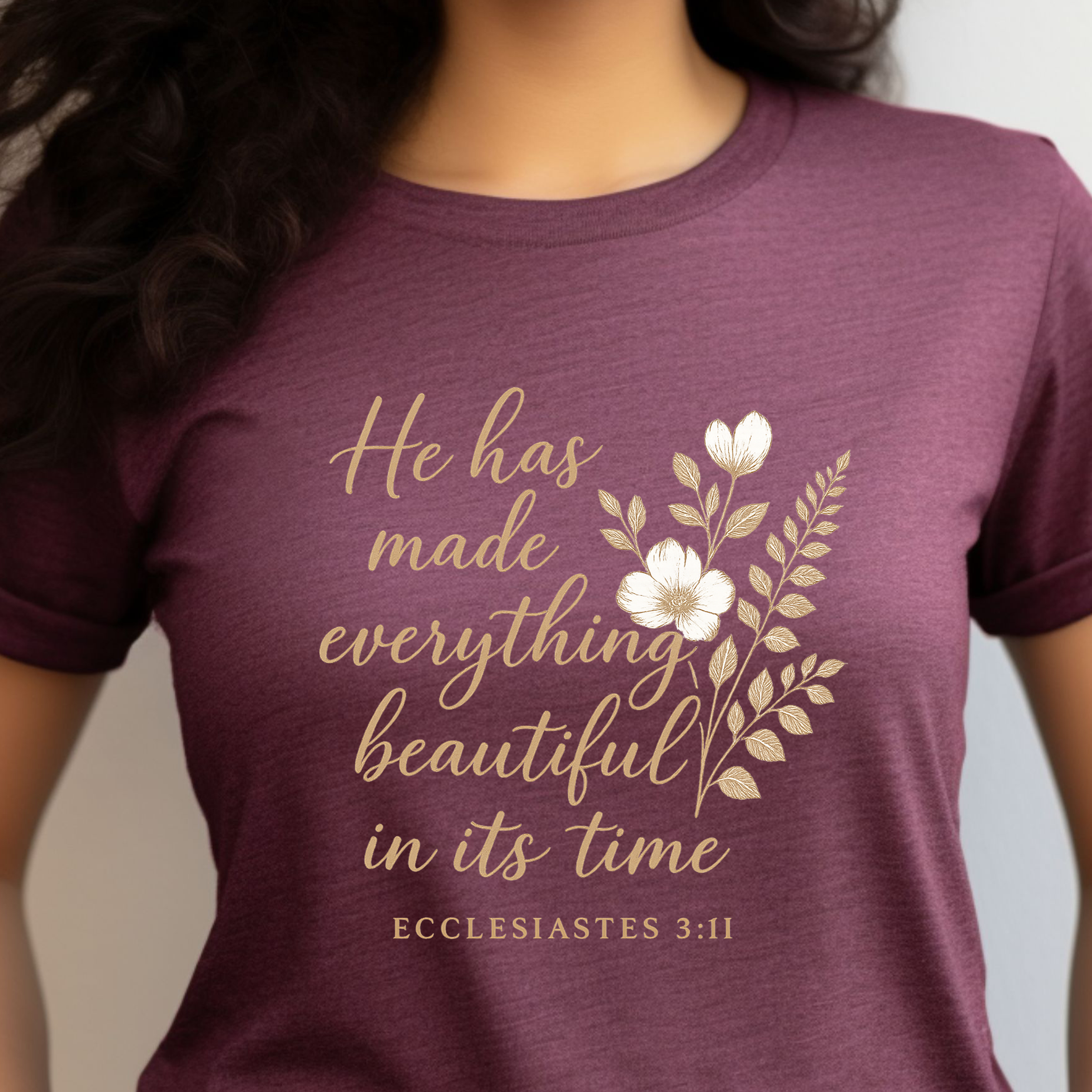 He has made everything beautiful - Women's Christian T-shirt product thumbnail image He has made everything beautiful - Women's Christian T-shirt product thumbnail image