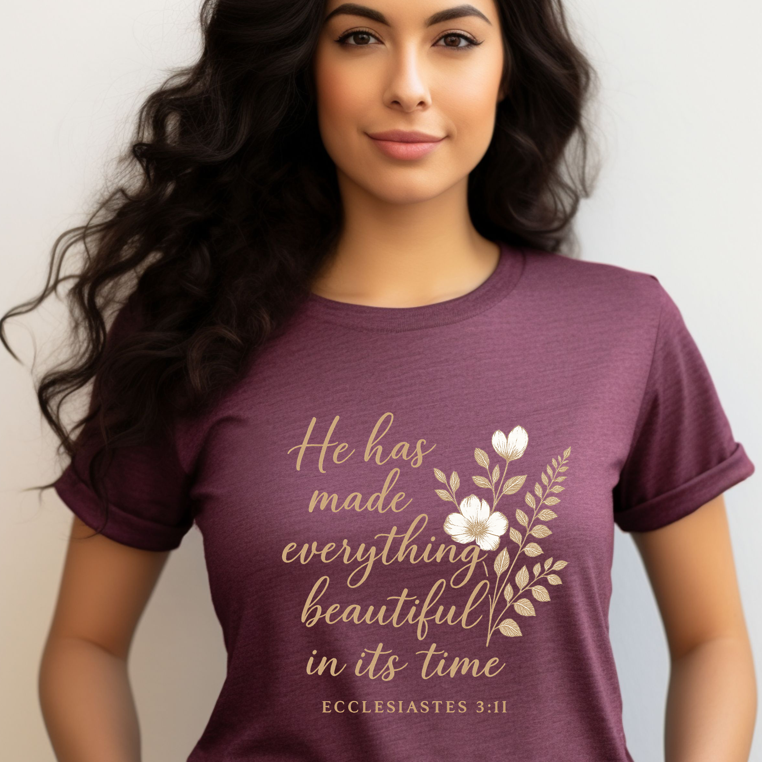 He has made everything beautiful - Women's Christian T-shirt product thumbnail image He has made everything beautiful - Women's Christian T-shirt product thumbnail image