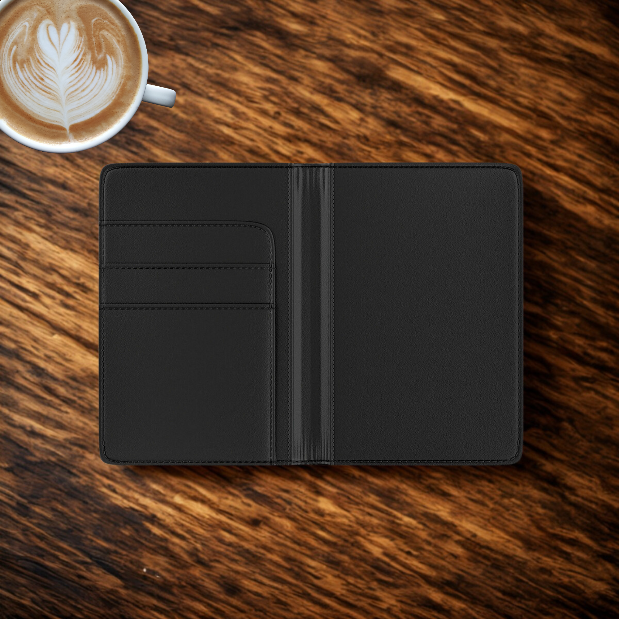 Leaving Florida Airspace Passport Cover Stylish Travel Wallet with Card Slots And Airline Window View Design Adventure Gift for Frequent Flyers product thumbnail image