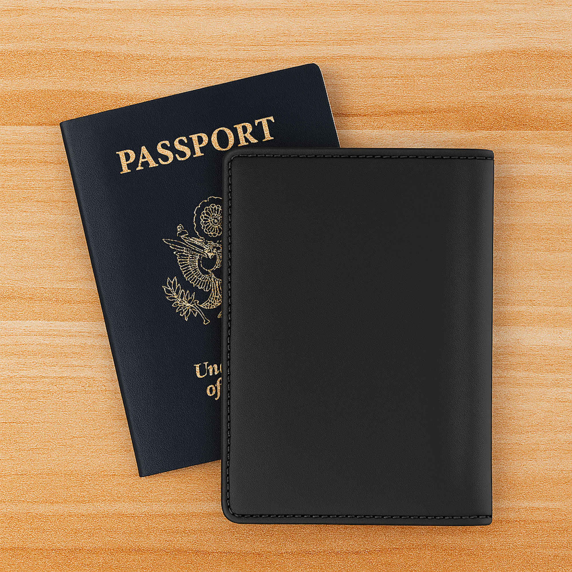 Leaving Florida Airspace Passport Cover Stylish Travel Wallet with Card Slots And Airline Window View Design Adventure Gift for Frequent Flyers product thumbnail image