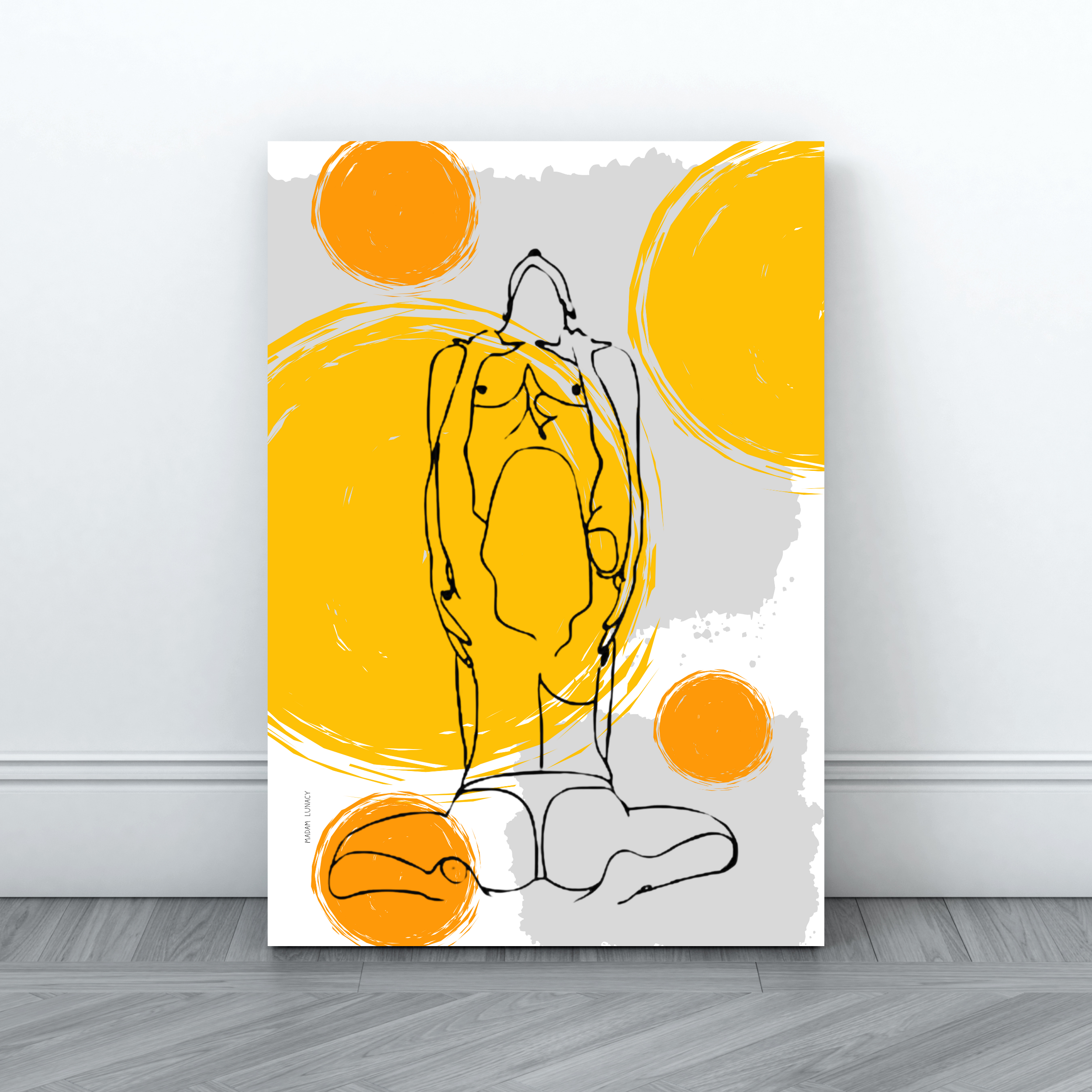 Solar Fellatio. Art by Madam Lunacy - ART PRINT │ Erotic Collection