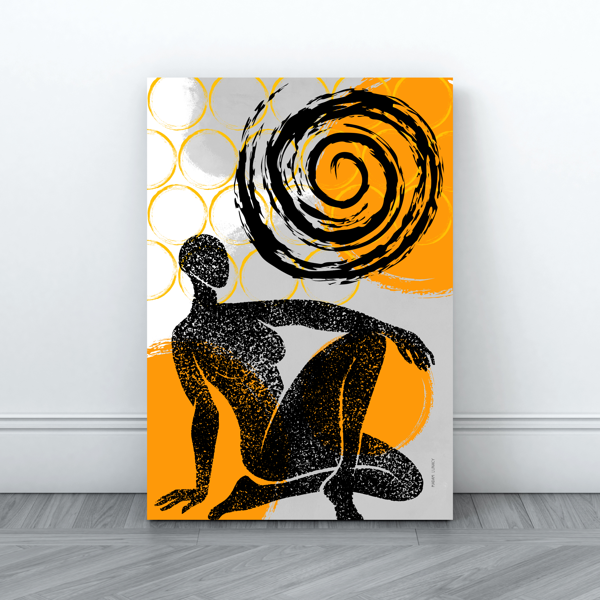 Spiral Priestess. Art by Madam Lunacy - ART PRINT │ Erotic Collection