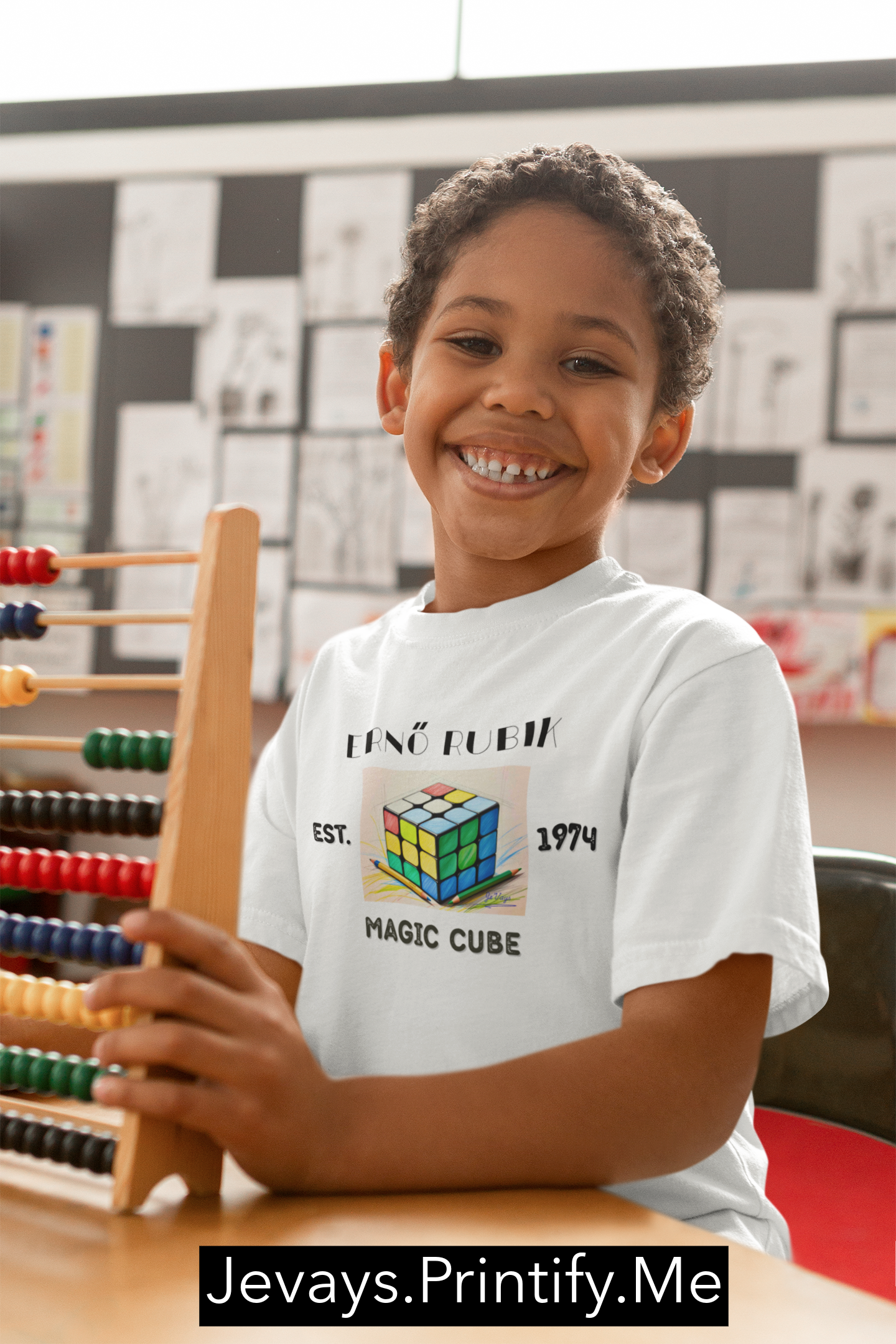 Magic Cube Toddler T-shirt | Fun Graphic Tee for Kids | Birthday Gift, Back-to-school,Designed by Jevays product thumbnail image Magic Cube Toddler T-shirt | Fun Graphic Tee for Kids | Birthday Gift, Back-to-school,Designed by Jevays product thumbnail image