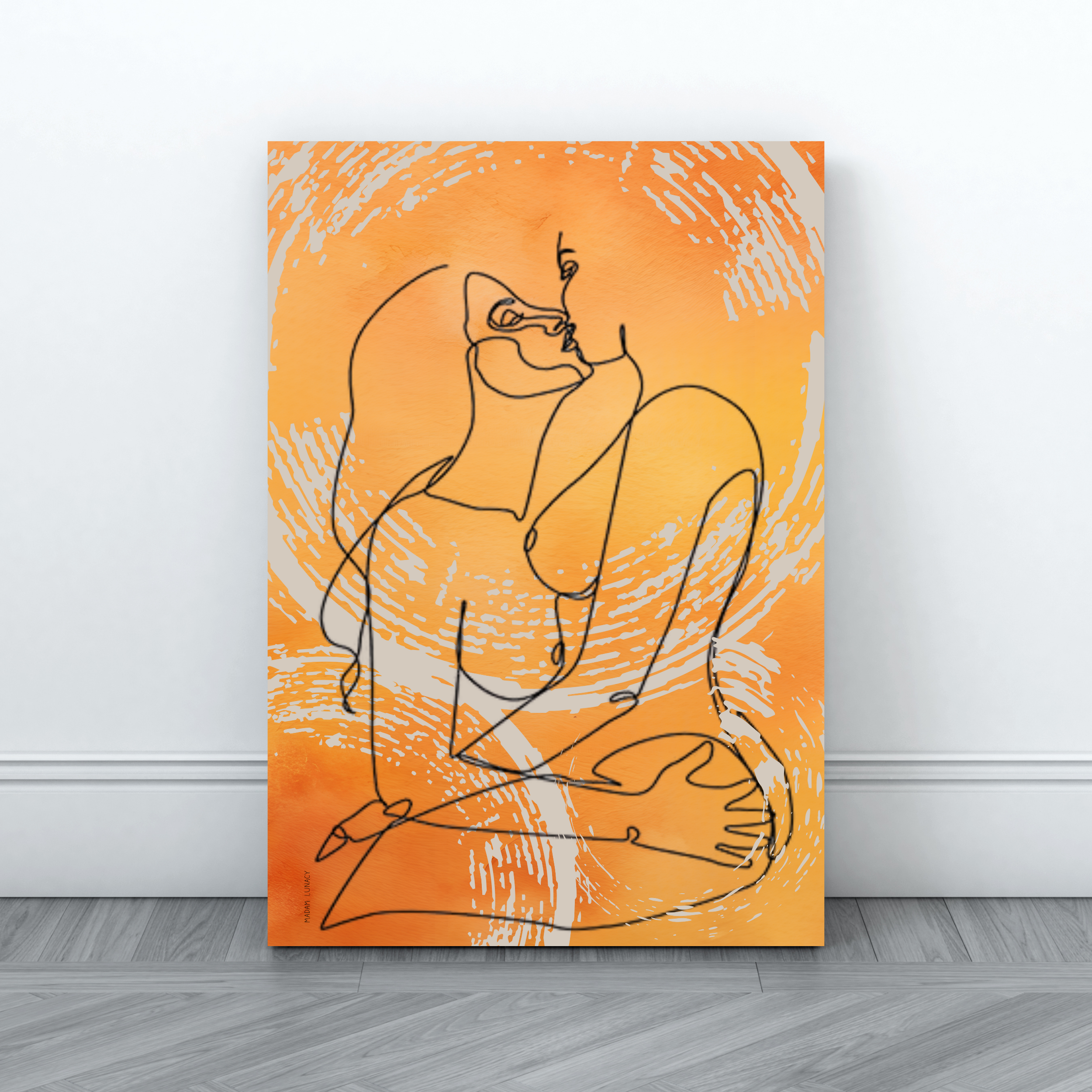 Sunkissed Goddess. Art by Madam Lunacy - ART PRINT │ Erotic Collection product thumbnail image