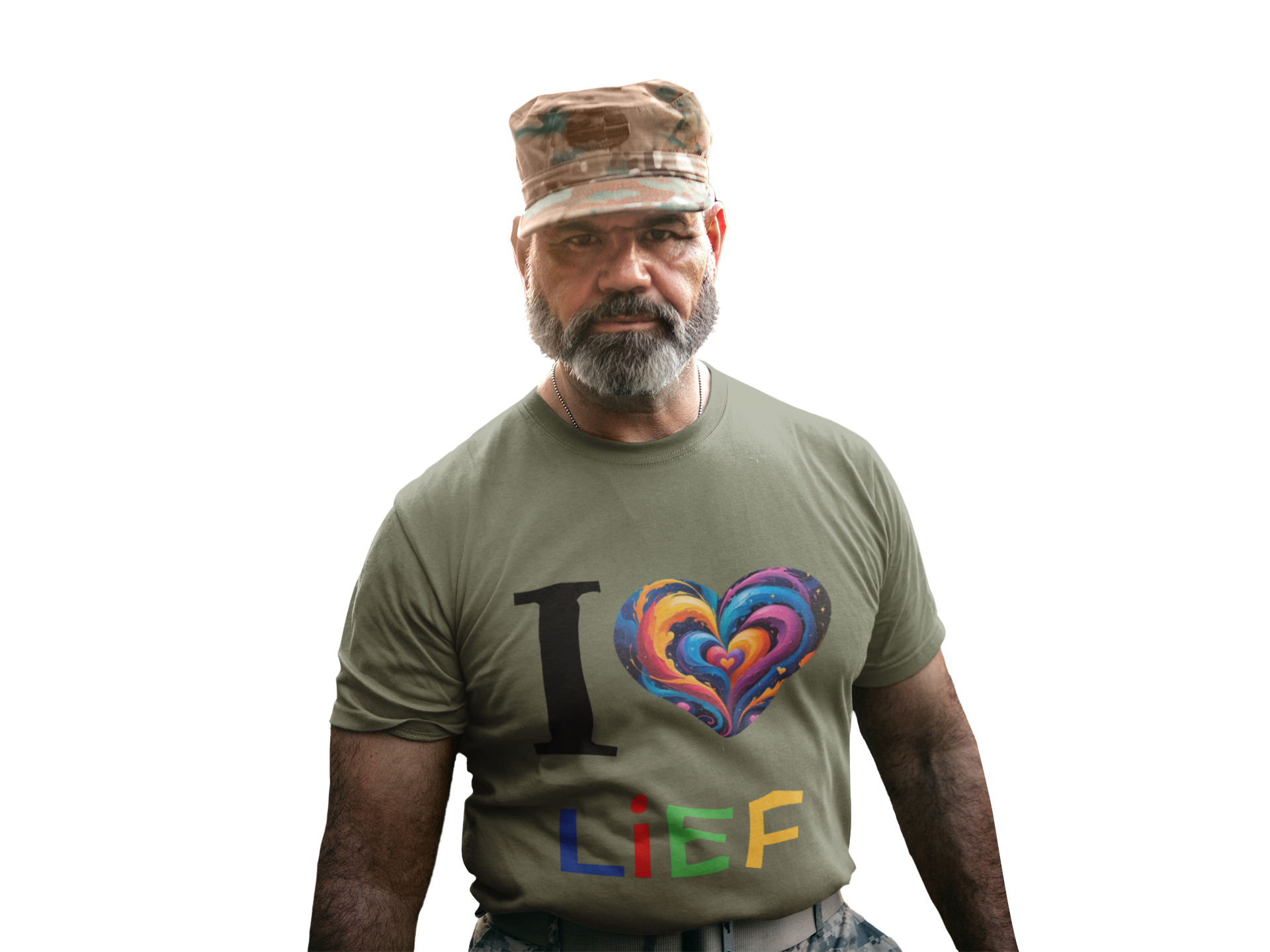 I ❤️ LiEF Nspired Tee – Bold Love. Timeless Message. Spiritual Flex. Street-Certified. product thumbnail image