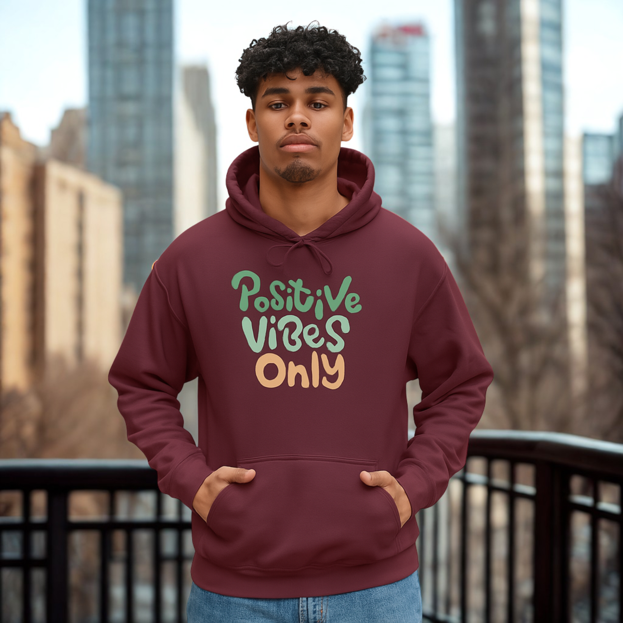 Positive Vibes Only Hoodie Cozy Heavy Blend Pullover Sweatshirt Motivational Quote Hoodie Casual Positive Affirmation Gift product thumbnail image Positive Vibes Only Hoodie Cozy Heavy Blend Pullover Sweatshirt Motivational Quote Hoodie Casual Positive Affirmation Gift product thumbnail image