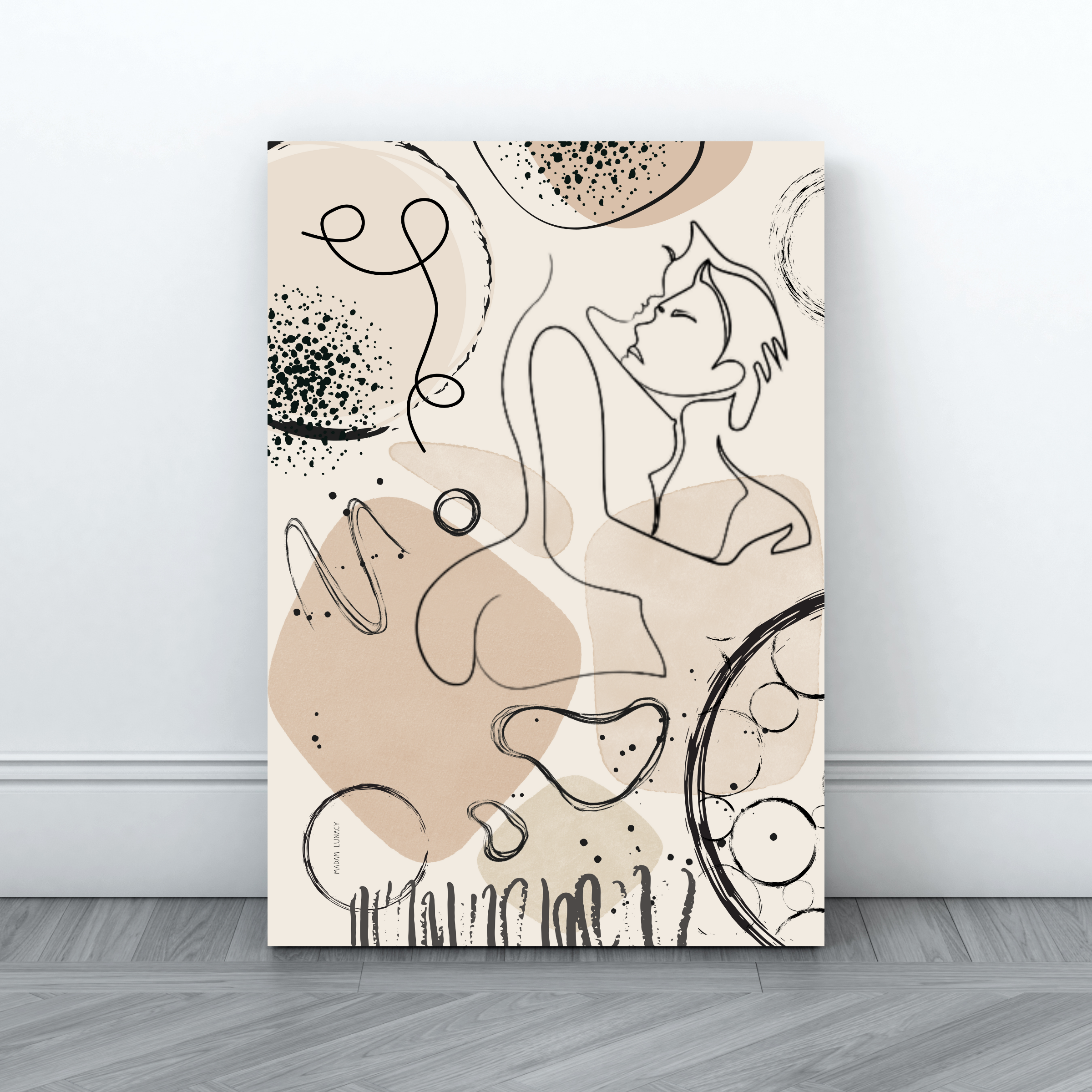 Soul Contact. Art by Madam Lunacy - ART PRINT │ Erotic Collection Soul Contact. Art by Madam Lunacy - ART PRINT │ Erotic Collection