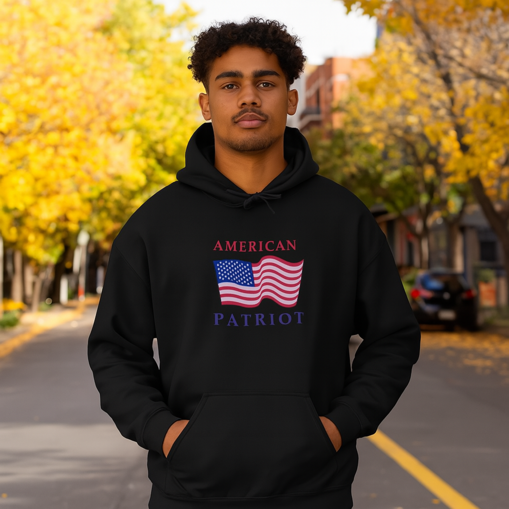 American Patriot Unisex Hoodie USA Flag Pullover Sweatshirt | Patriotic 4th of July Gift for Men And Women | Red White Blue USA Pride Hoodie product thumbnail image American Patriot Unisex Hoodie USA Flag Pullover Sweatshirt | Patriotic 4th of July Gift for Men And Women | Red White Blue USA Pride Hoodie product thumbnail image