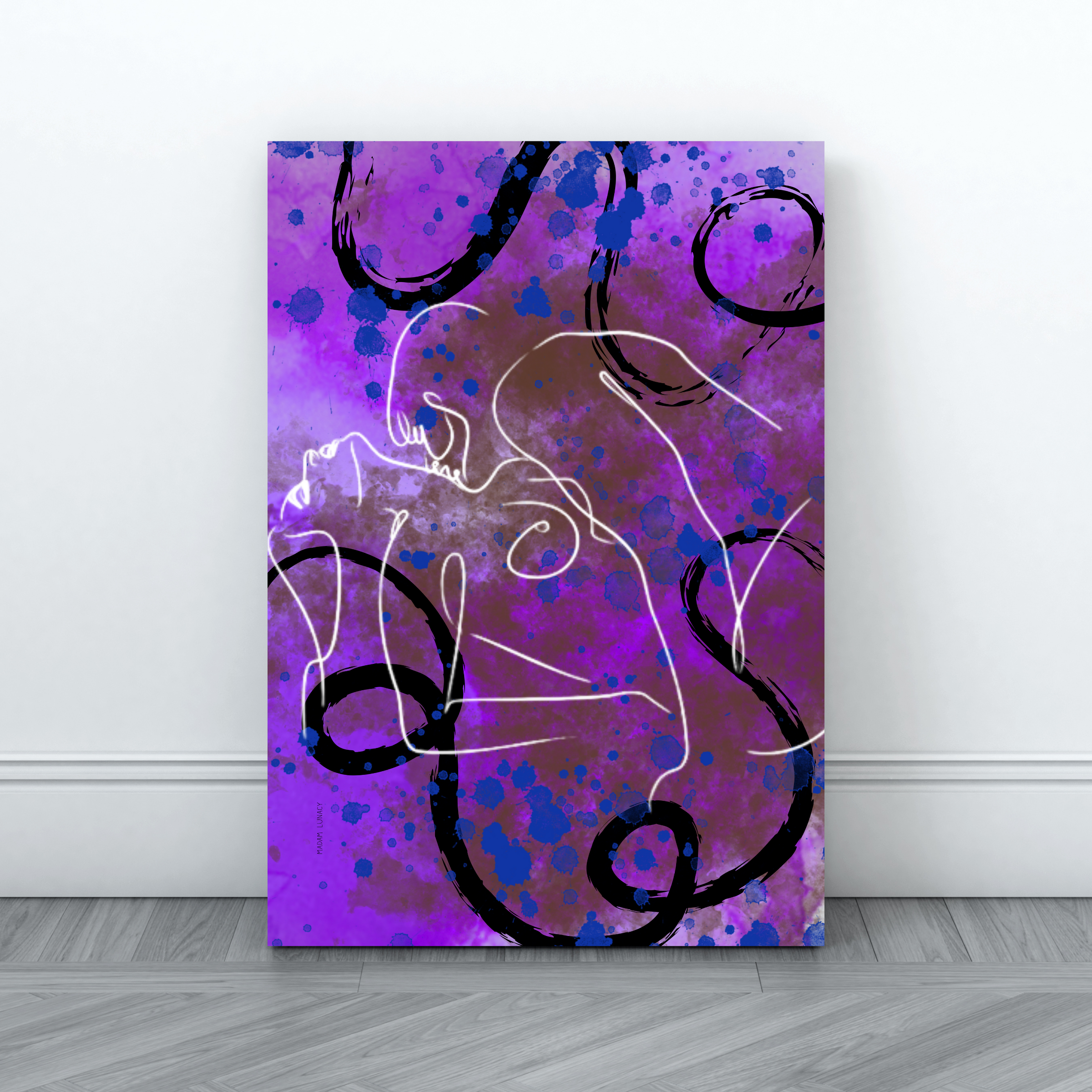 Lavender Vanilla. Art by Madam Lunacy - ART PRINT │ Erotic Collection