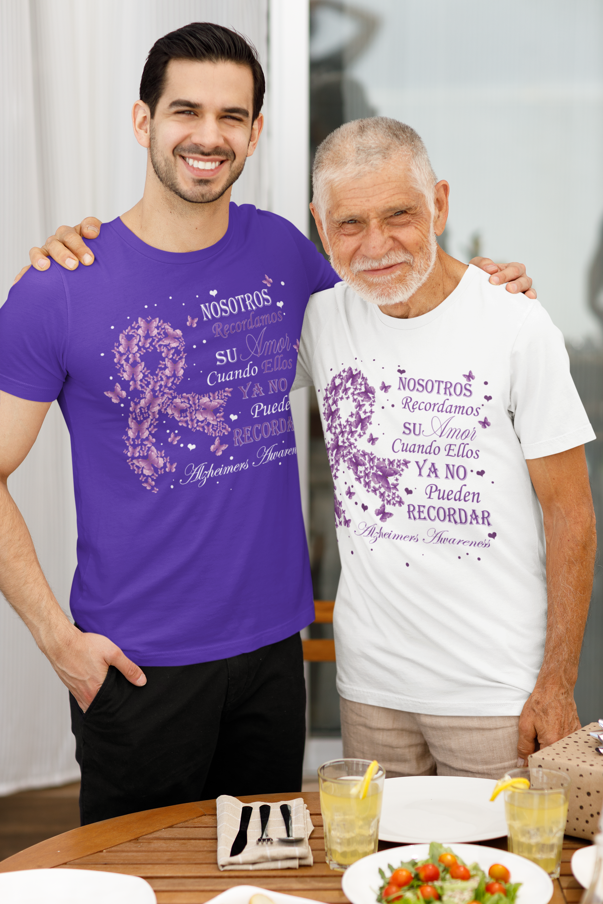 Alzheimer's Awareness SPANISH, In Loving Memory T-Shirt, Grief Support Apparel, Memorial Awareness Shirt, Comfort Wear for Loss, Celebrate Loved Ones product thumbnail image Alzheimer's Awareness SPANISH, In Loving Memory T-Shirt, Grief Support Apparel, Memorial Awareness Shirt, Comfort Wear for Loss, Celebrate Loved Ones product thumbnail image