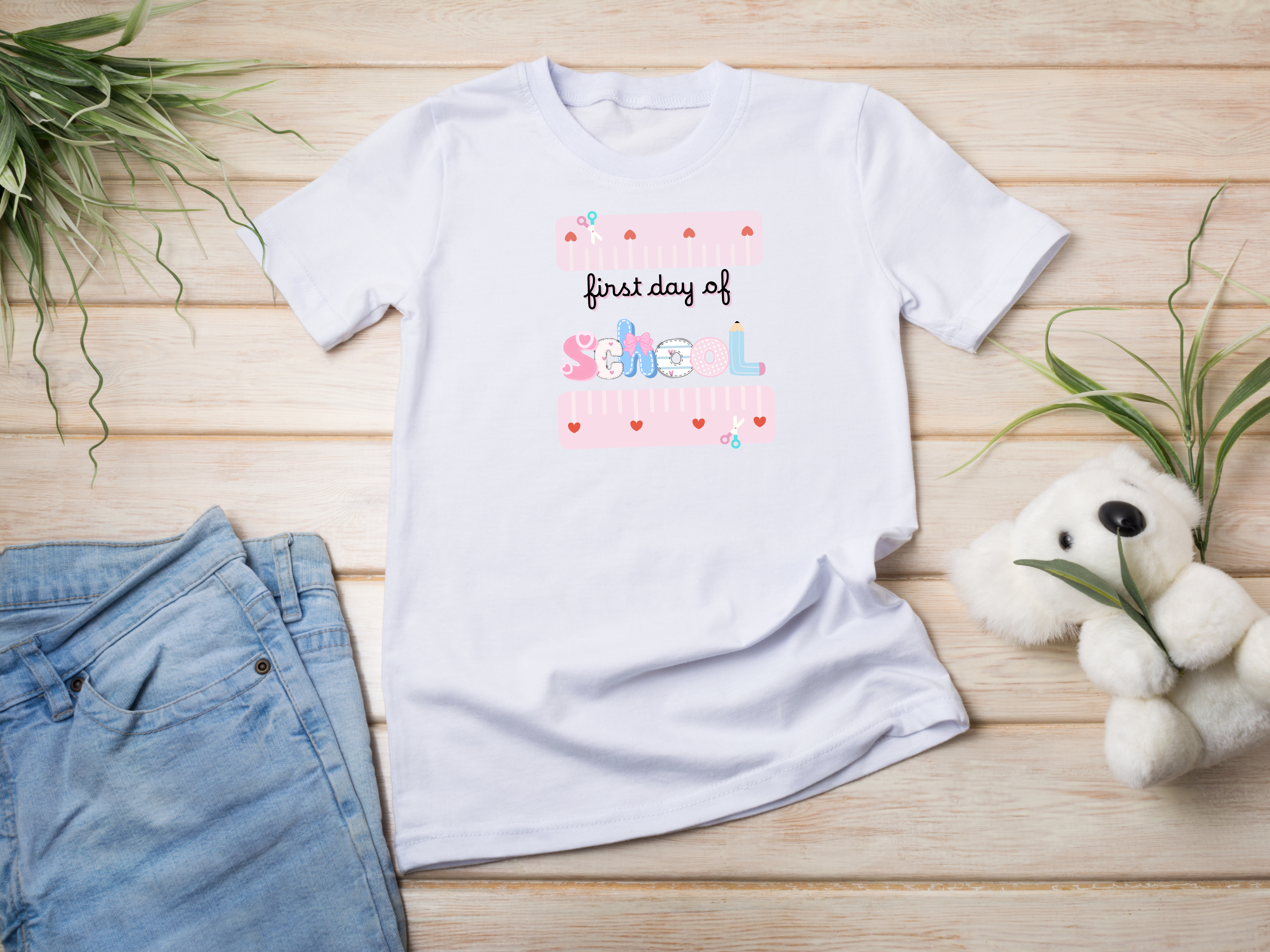 First Day of School Kids Tee, Cute Kids T-Shirt, Back to School Gift, School Spirit Shirt, Fun Children’s Apparel, Birthday Present product thumbnail image First Day of School Kids Tee, Cute Kids T-Shirt, Back to School Gift, School Spirit Shirt, Fun Children’s Apparel, Birthday Present product thumbnail image