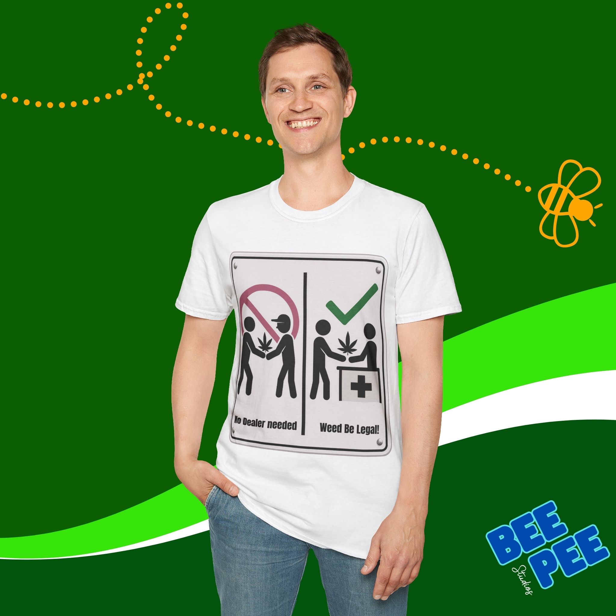 Funny Cannabis Liberation T-Shirt product thumbnail image Funny Cannabis Liberation T-Shirt product thumbnail image