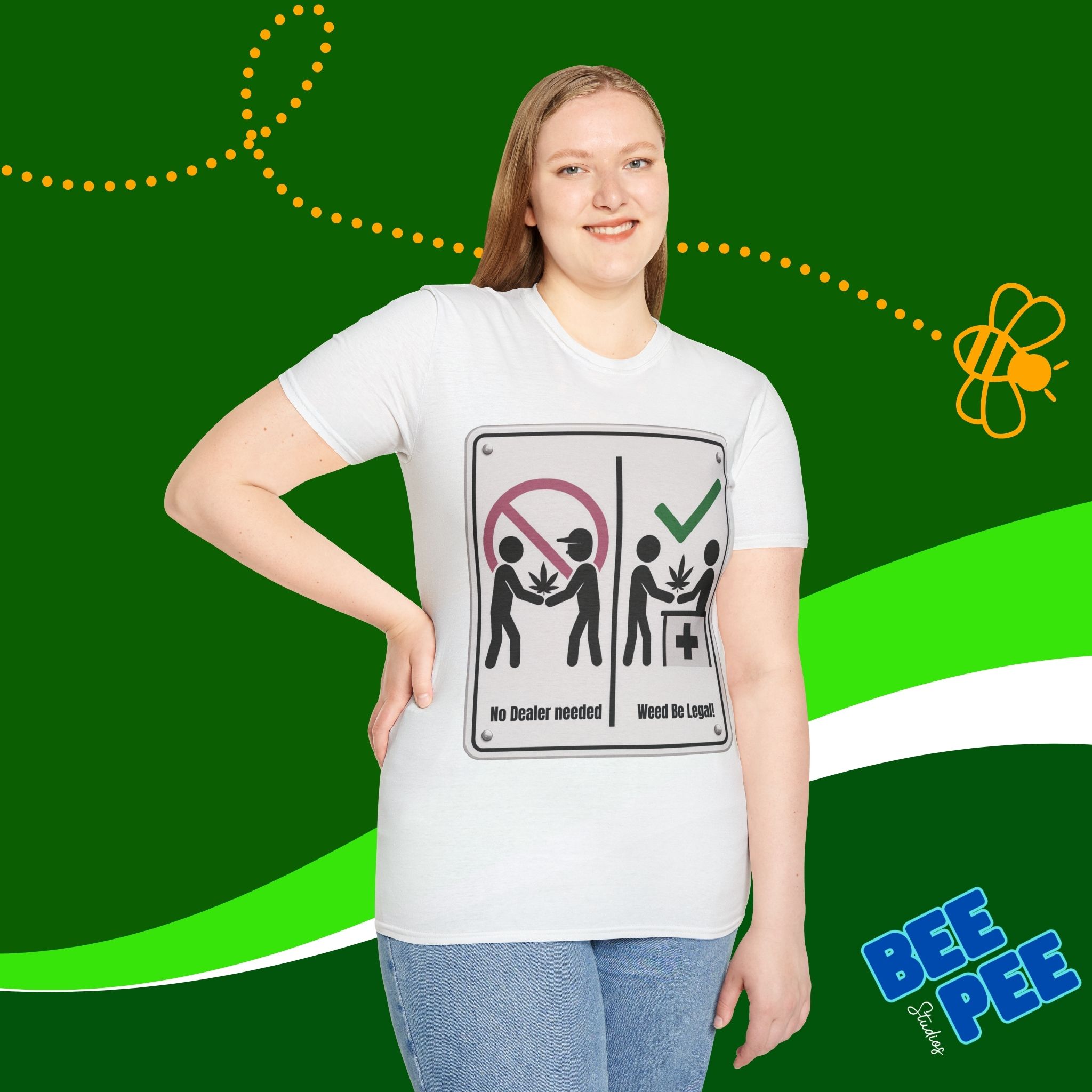 Funny Cannabis Liberation T-Shirt product thumbnail image Funny Cannabis Liberation T-Shirt product thumbnail image