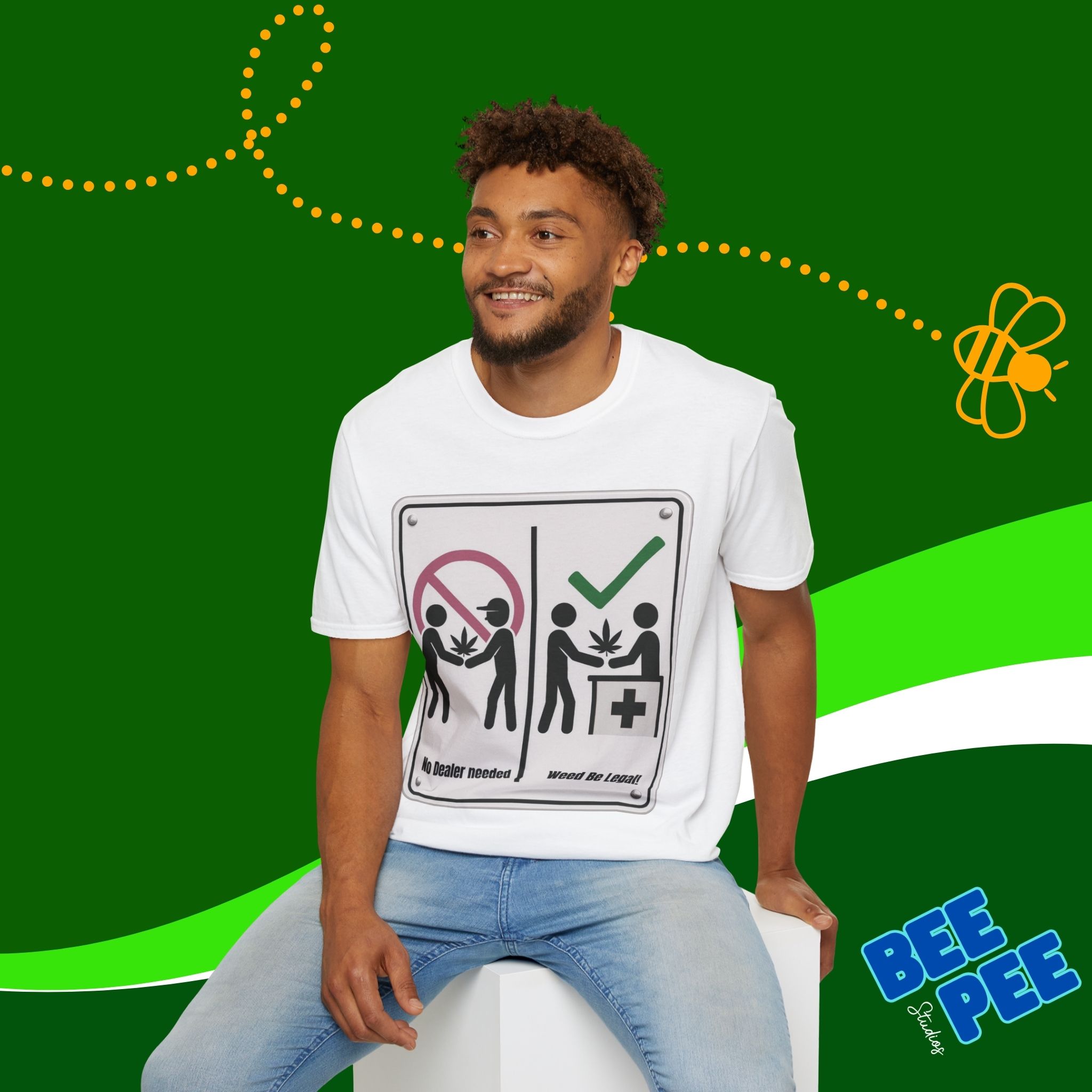 Funny Cannabis Liberation T-Shirt product thumbnail image Funny Cannabis Liberation T-Shirt product thumbnail image