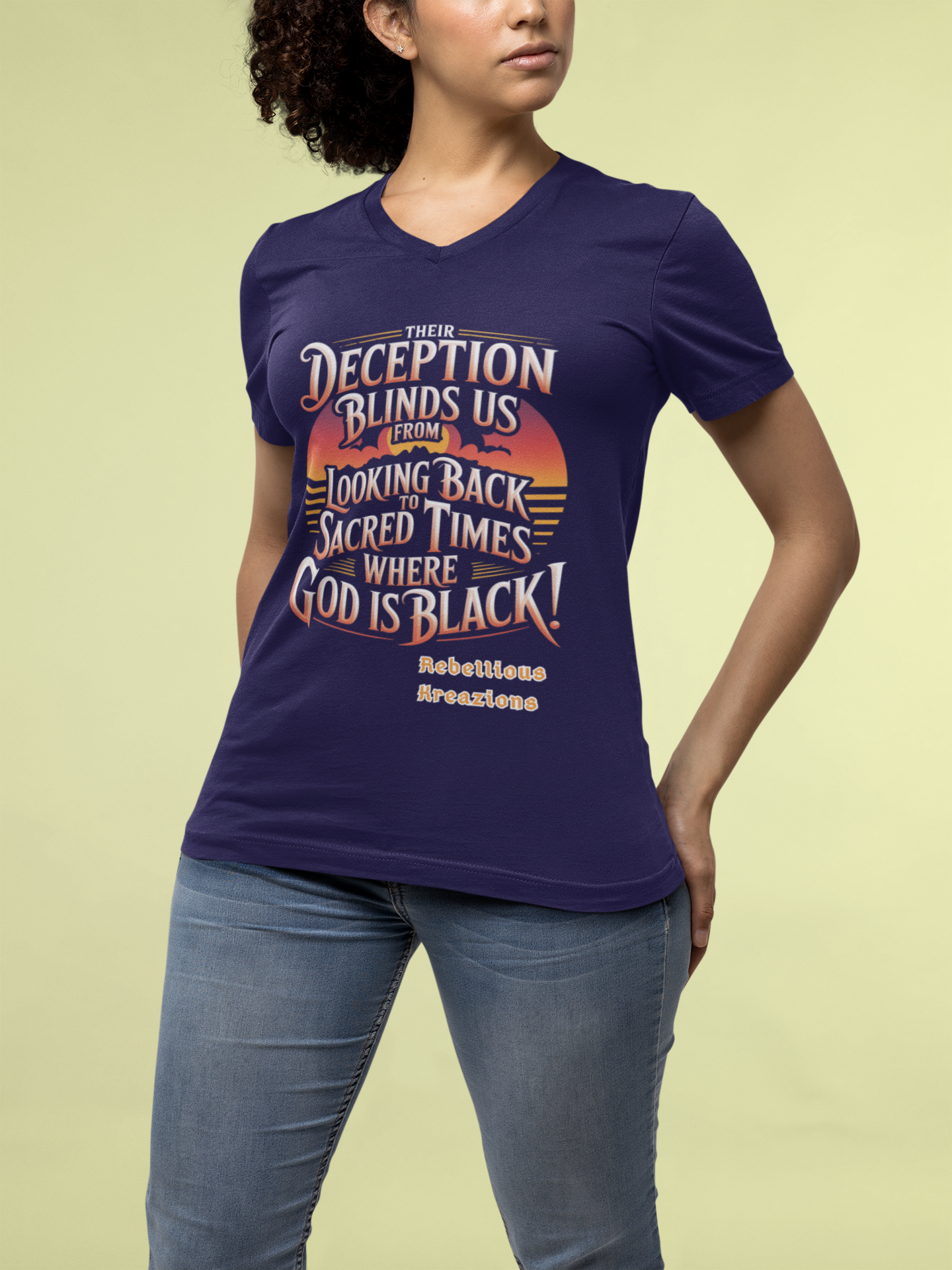 Their Deception Blinds Us From Looking Back To Sacred Times Where God Is Black!