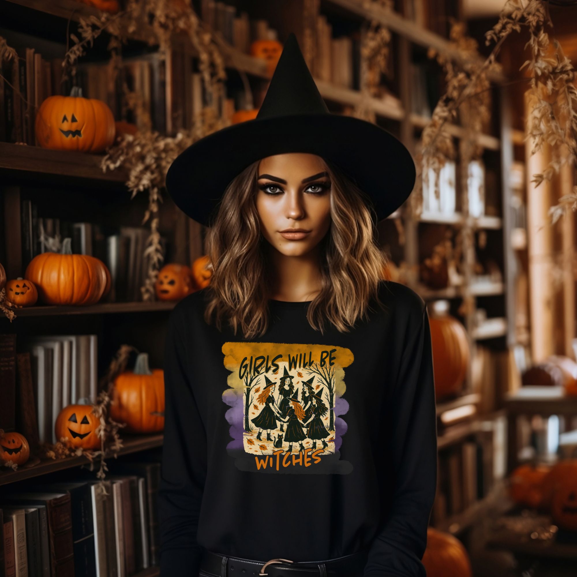 Girls Will Be Witches Sweatshirt product thumbnail image Girls Will Be Witches Sweatshirt product thumbnail image