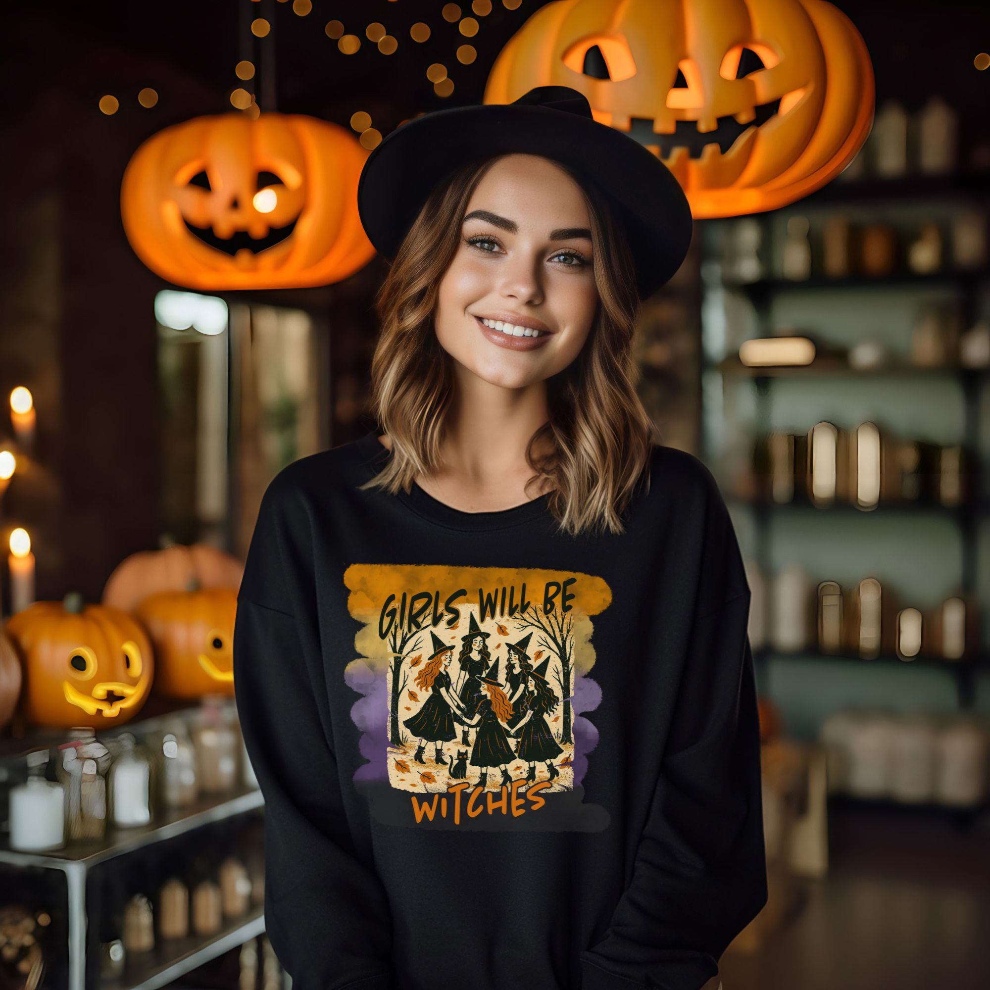 Girls Will Be Witches Sweatshirt product thumbnail image Girls Will Be Witches Sweatshirt product thumbnail image