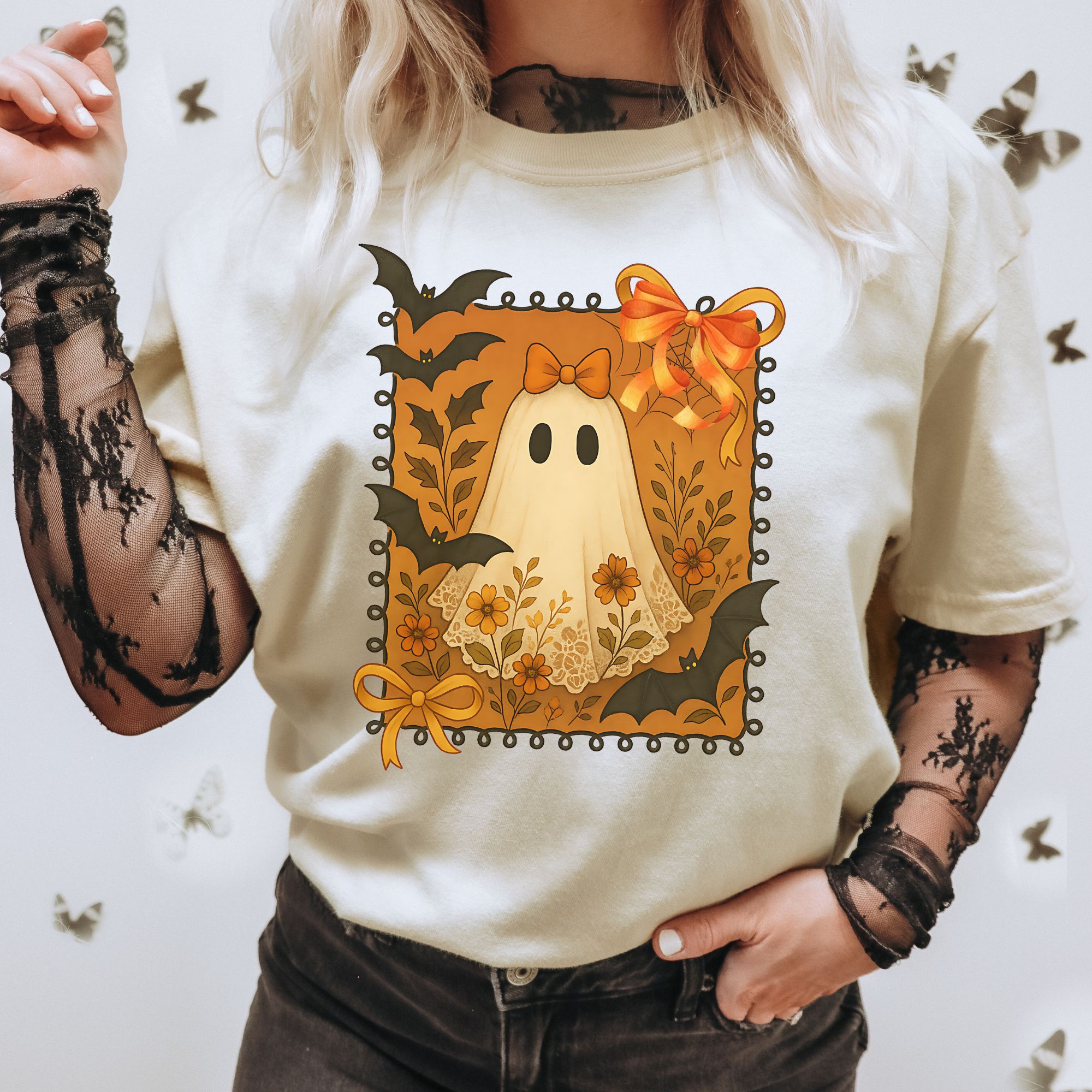 Sweet Cottagecore Ghost Tee 