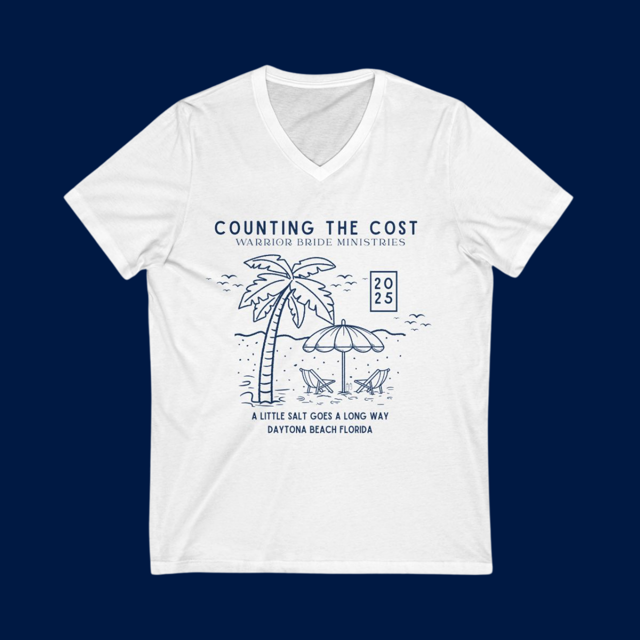 Counting the Cost Short Sleeve V-Neck Tee Counting the Cost Short Sleeve V-Neck Tee