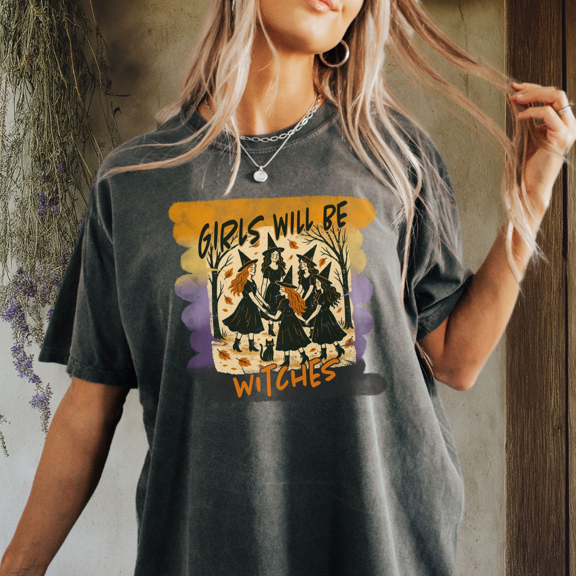 Girls Will Be Witches T-shirt product thumbnail image Girls Will Be Witches T-shirt product thumbnail image