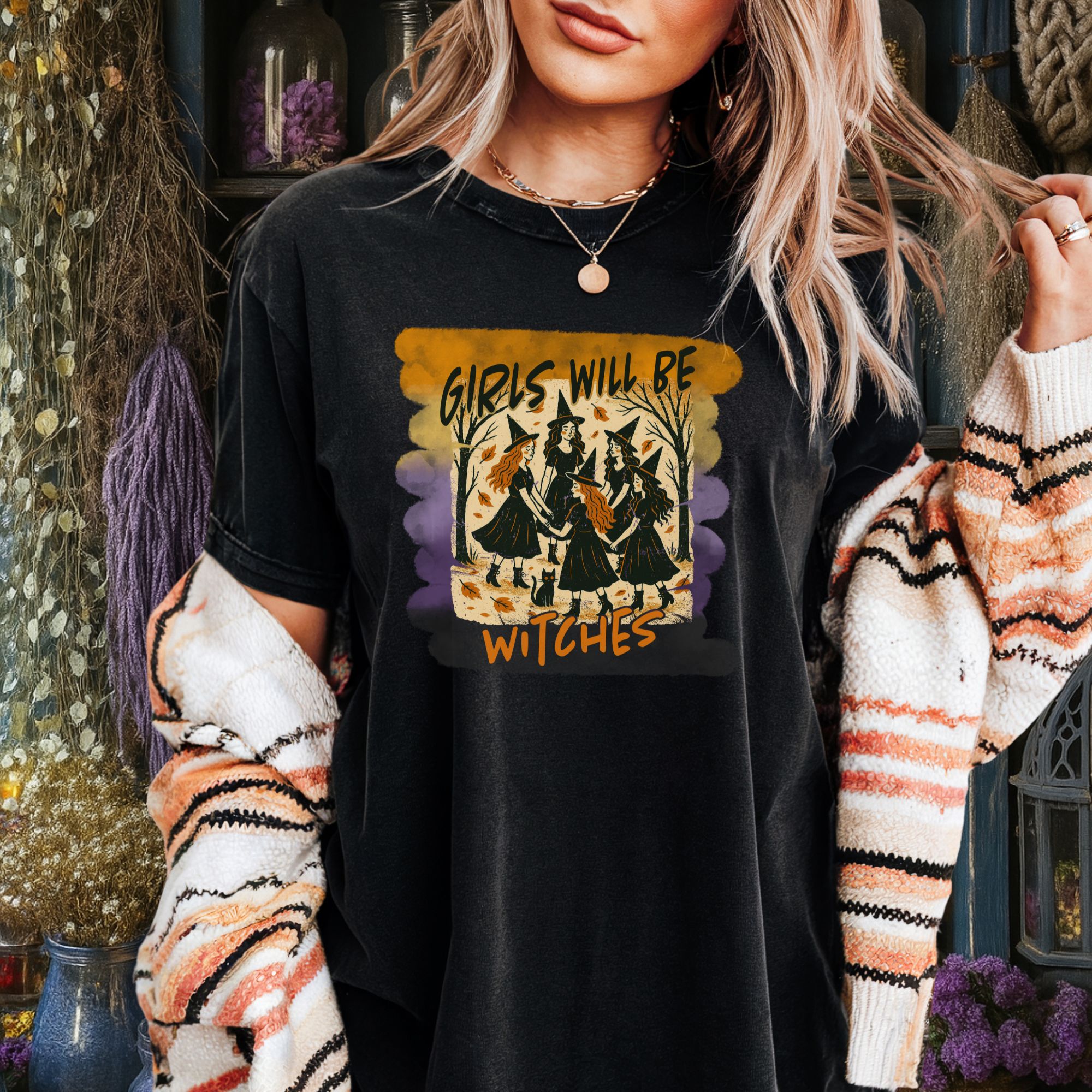 Girls Will Be Witches T-shirt
