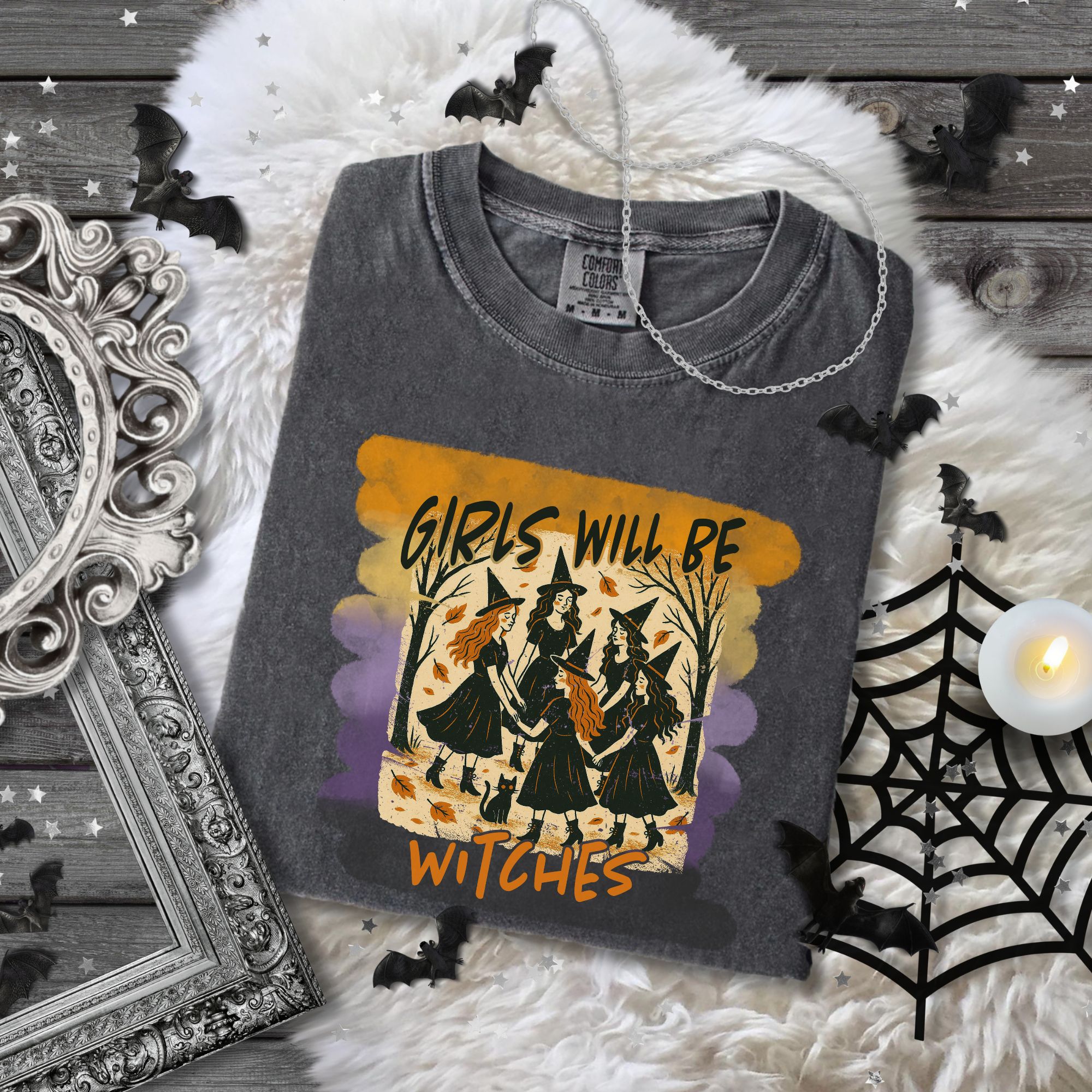 Girls Will Be Witches T-shirt product thumbnail image Girls Will Be Witches T-shirt product thumbnail image
