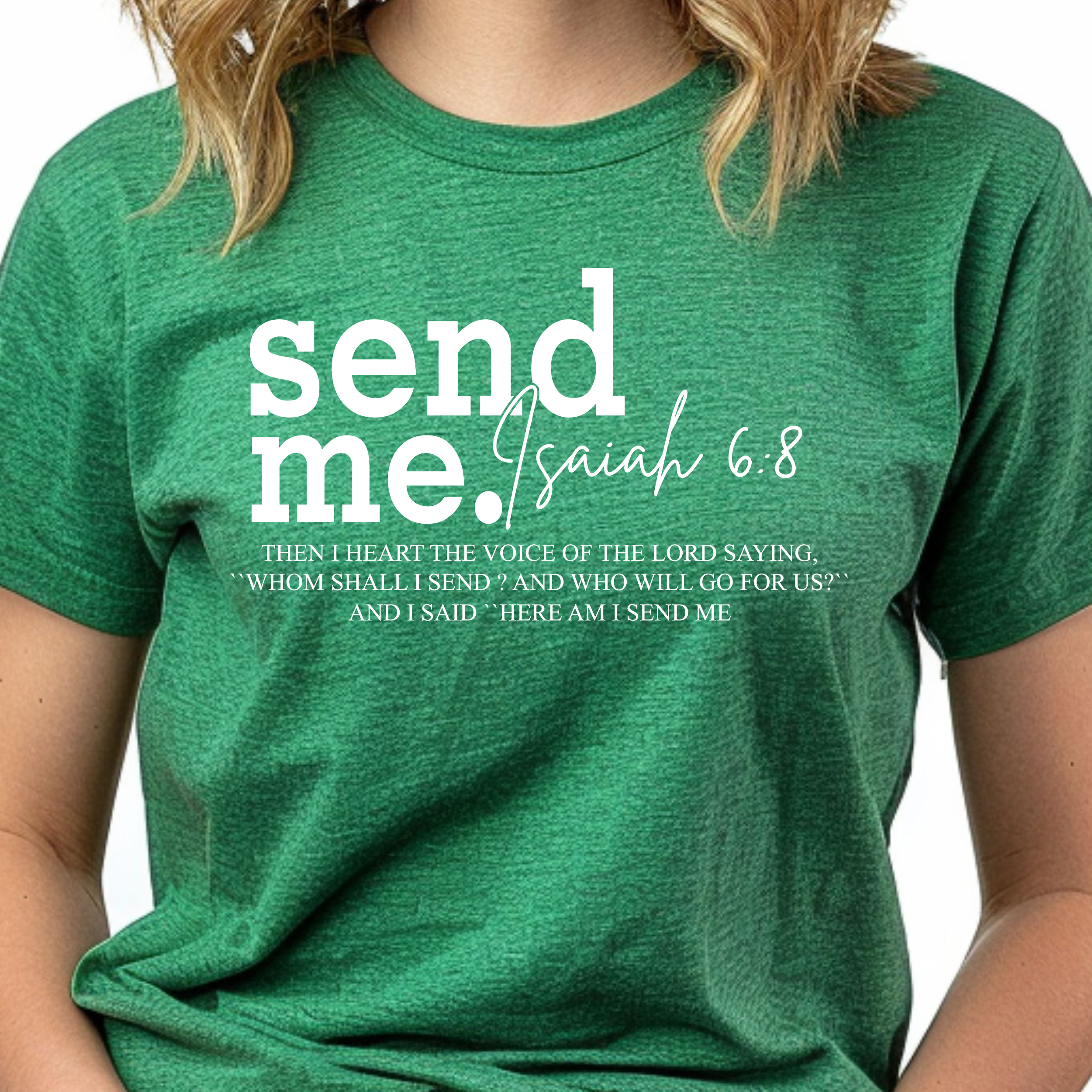 Send Me - Women's Christian T-Shirt product thumbnail image Send Me - Women's Christian T-Shirt product thumbnail image