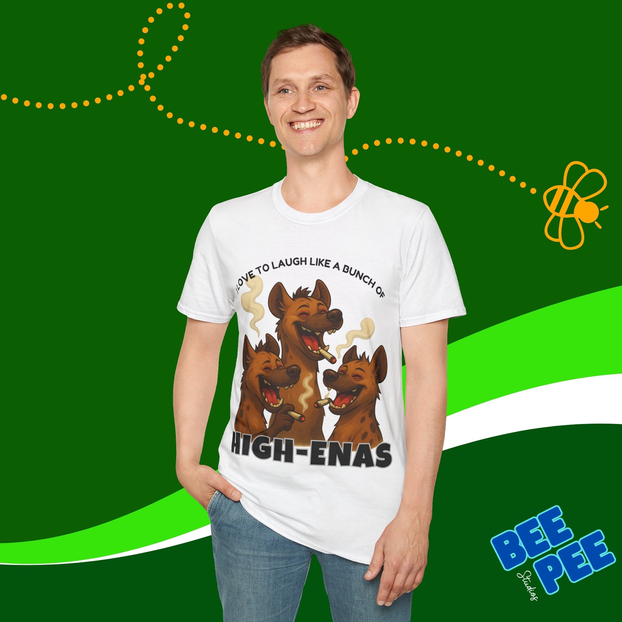 "High-Enas" Funny Graphic Tee product thumbnail image "High-Enas" Funny Graphic Tee product thumbnail image