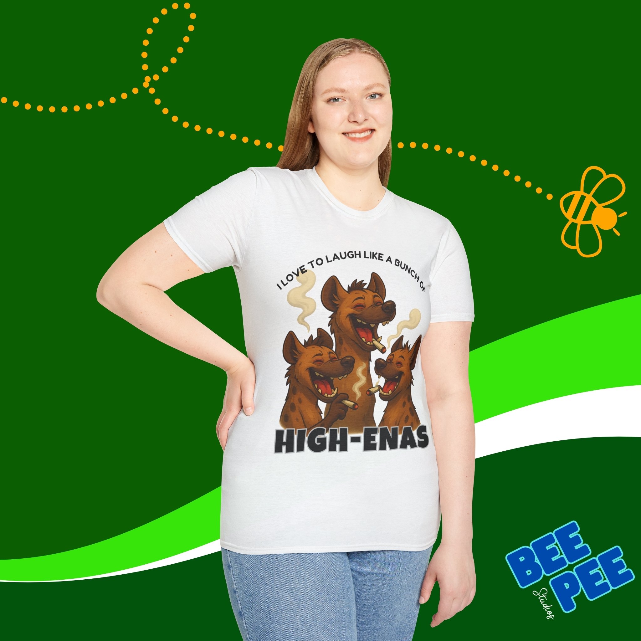 "High-Enas" Funny Graphic Tee product thumbnail image