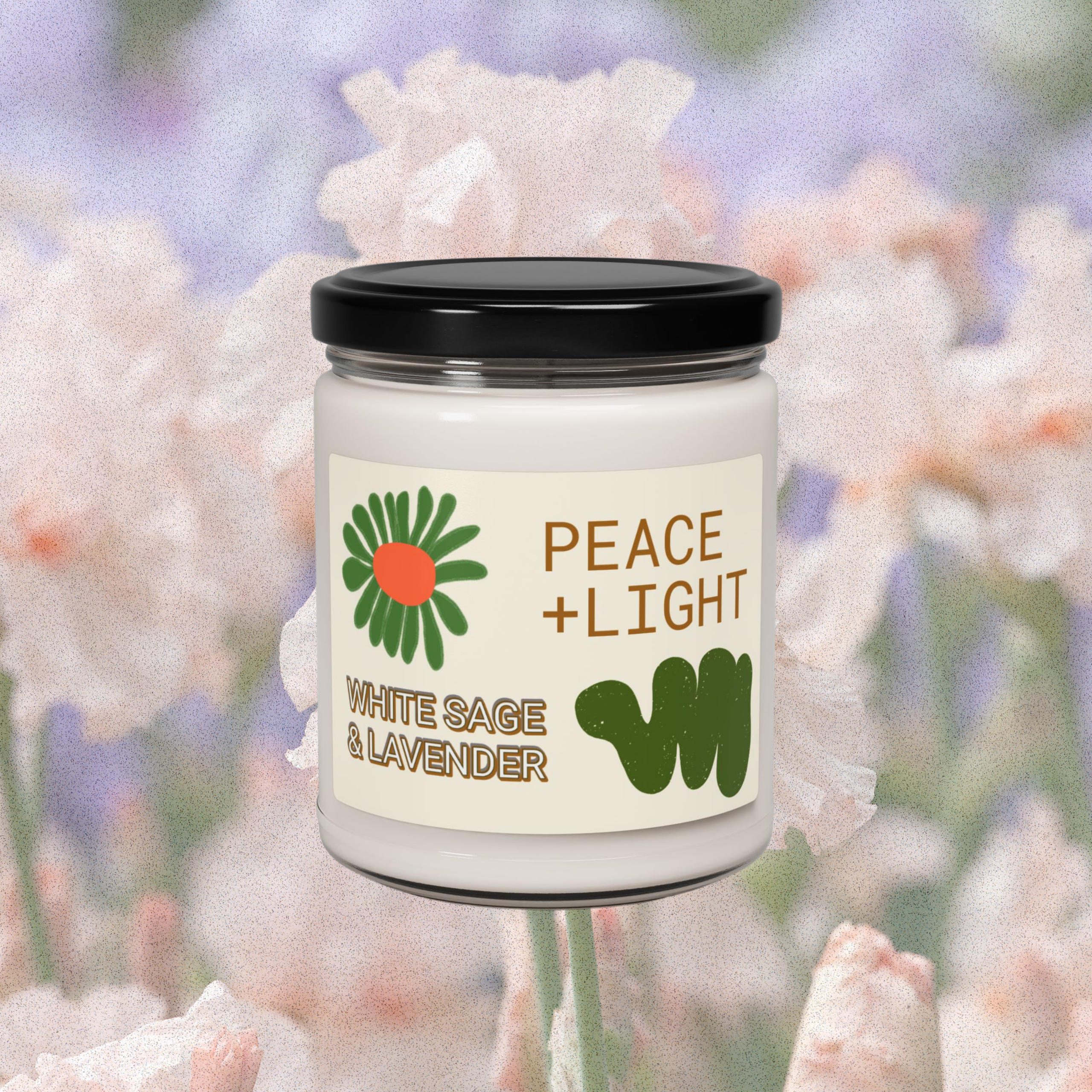 Peace + Light Candle, 9 oz product thumbnail image Peace + Light Candle, 9 oz product thumbnail image