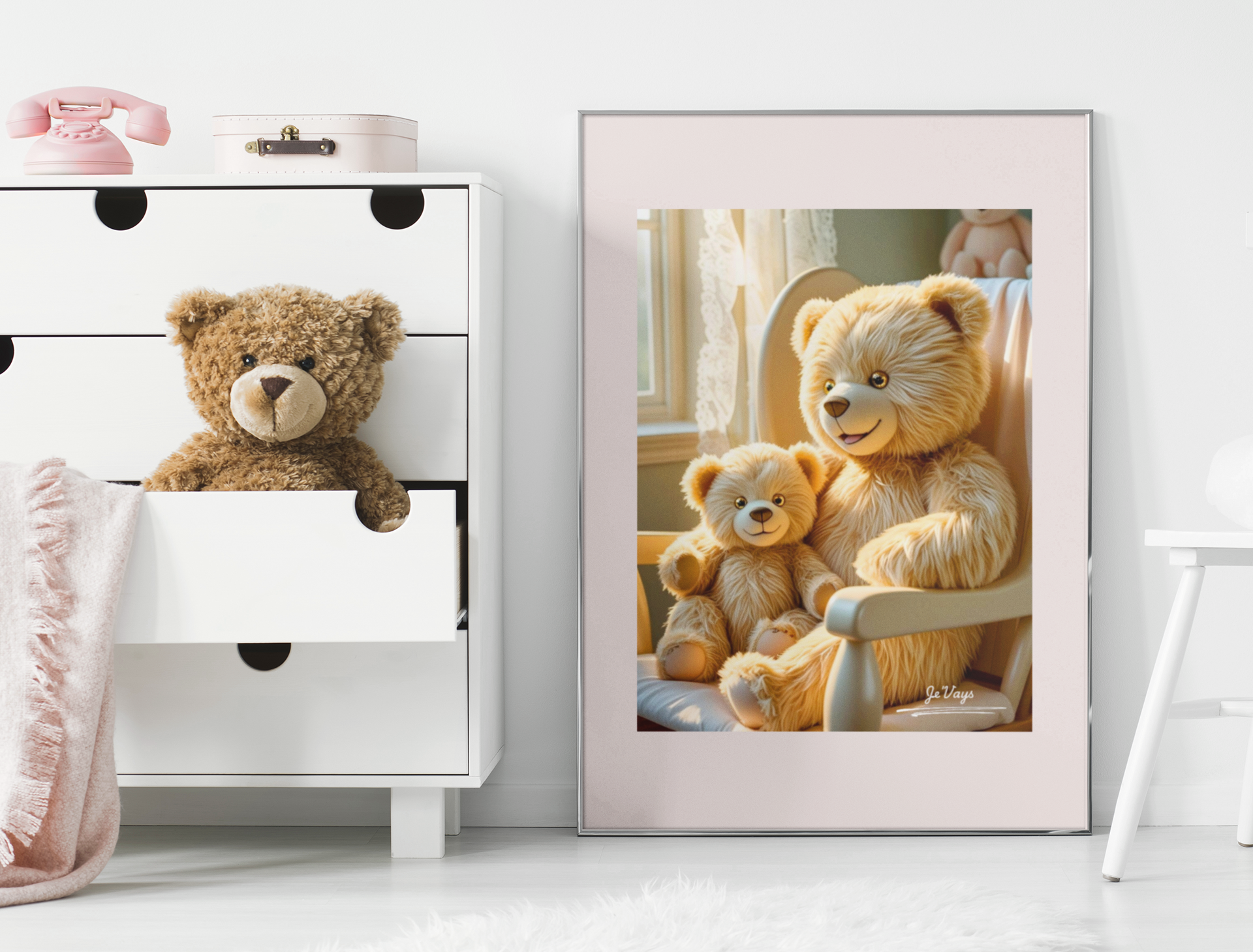 Mommy Bear Holding Baby Bear,Kids Room Matte Vertical Posters - Cuddly Bear Hug Nursery Wall Art, Baby Bear and Mother, Mommy Bear Holding Baby Bear,Kids Room Matte Vertical Posters - Cuddly Bear Hug Nursery Wall Art, Baby Bear and Mother,