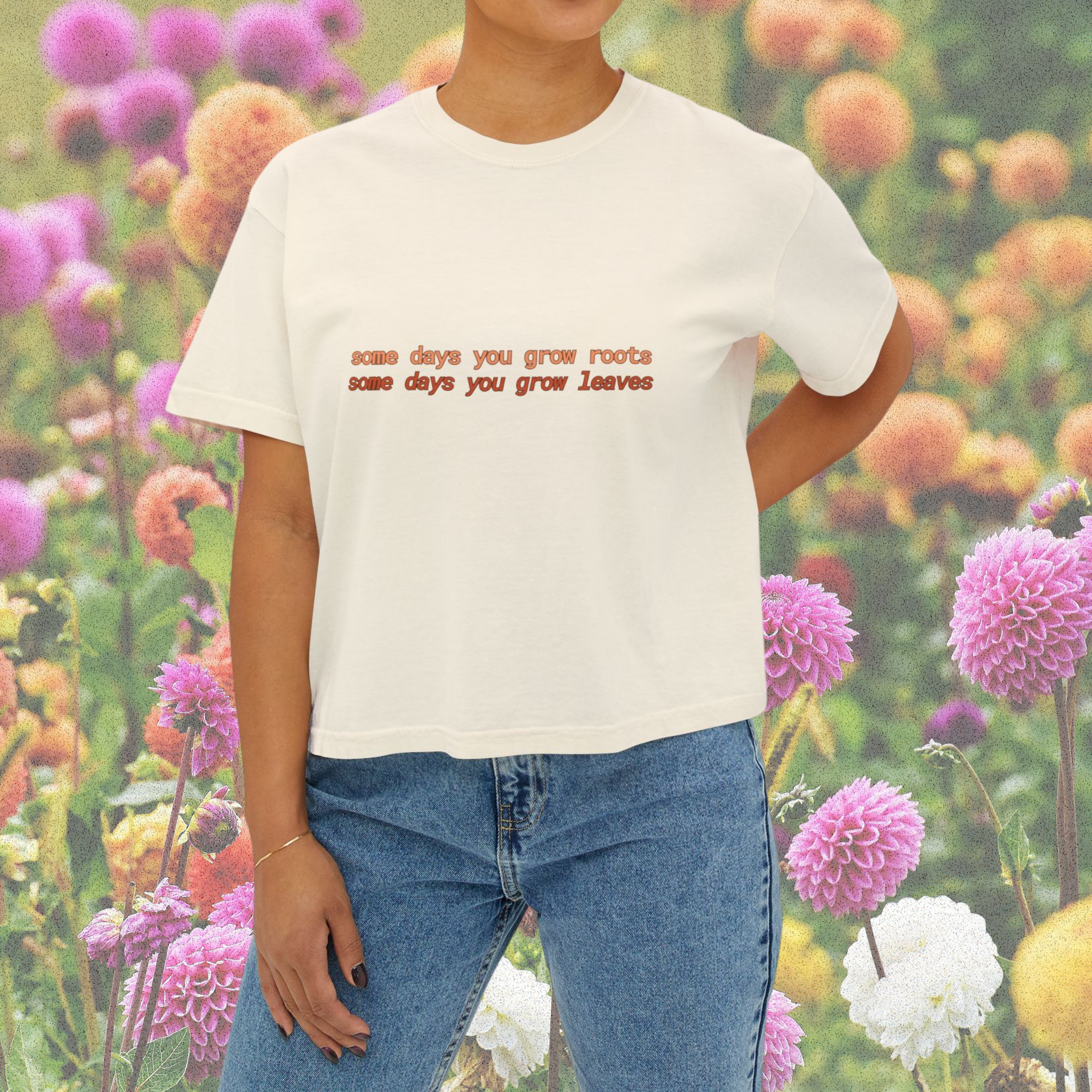 Roots & Leaves Boxy Tee product thumbnail image Roots & Leaves Boxy Tee product thumbnail image