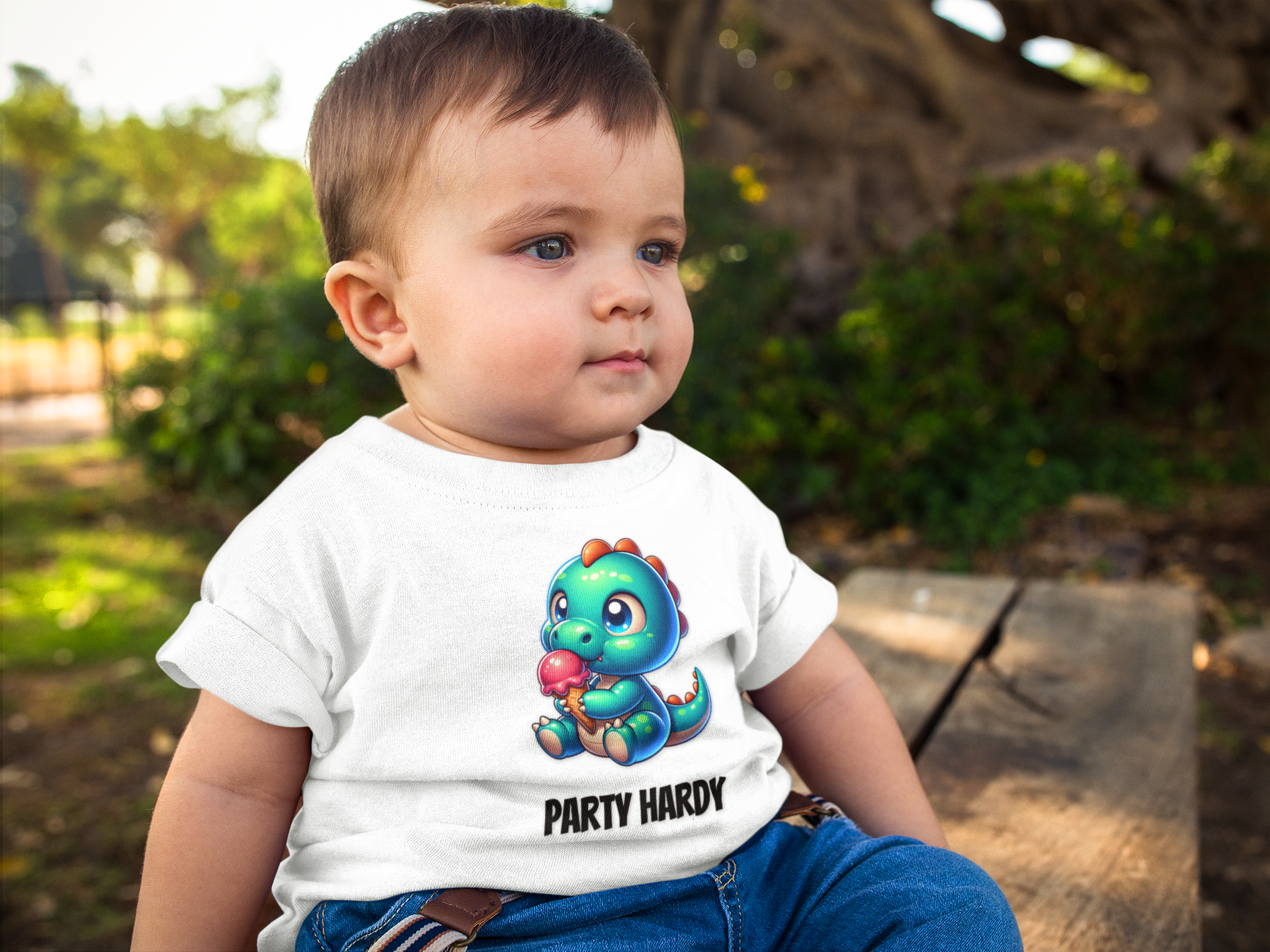 Infant Tee - Party Hardy Cute Baby Shirt Toddler Kids Birthday Dino Outfit Infant Tee - Party Hardy Cute Baby Shirt Toddler Kids Birthday Dino Outfit