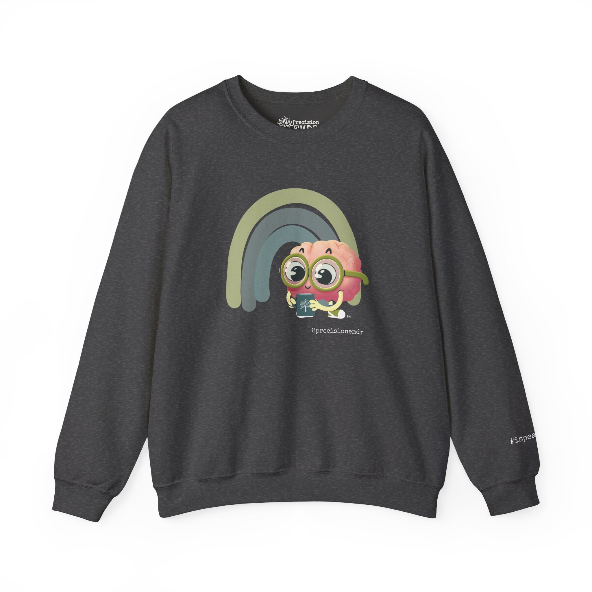 PEAbody Light or Dark Rainbow Crewneck Sweatshirt