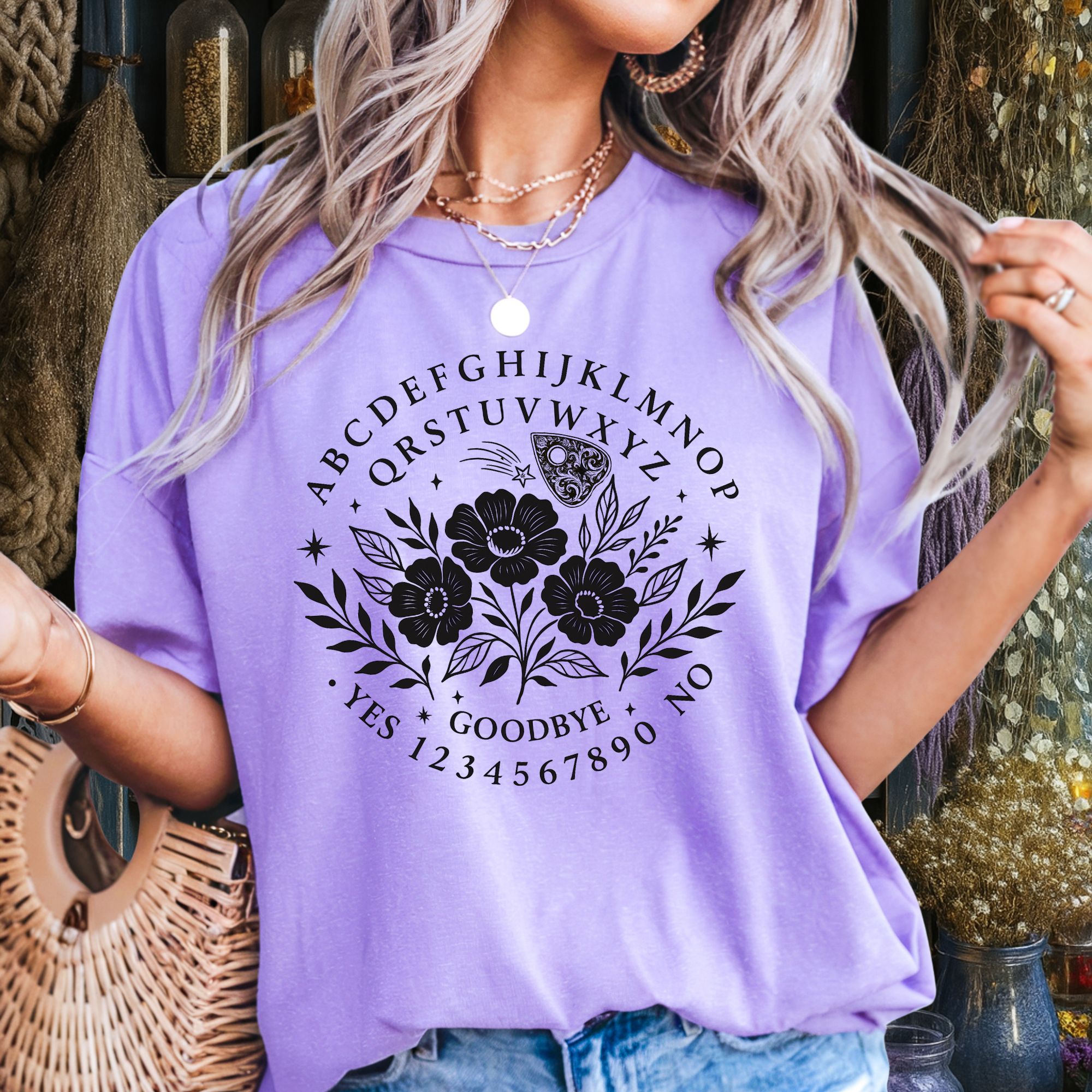 Gothic Floral T-shirt