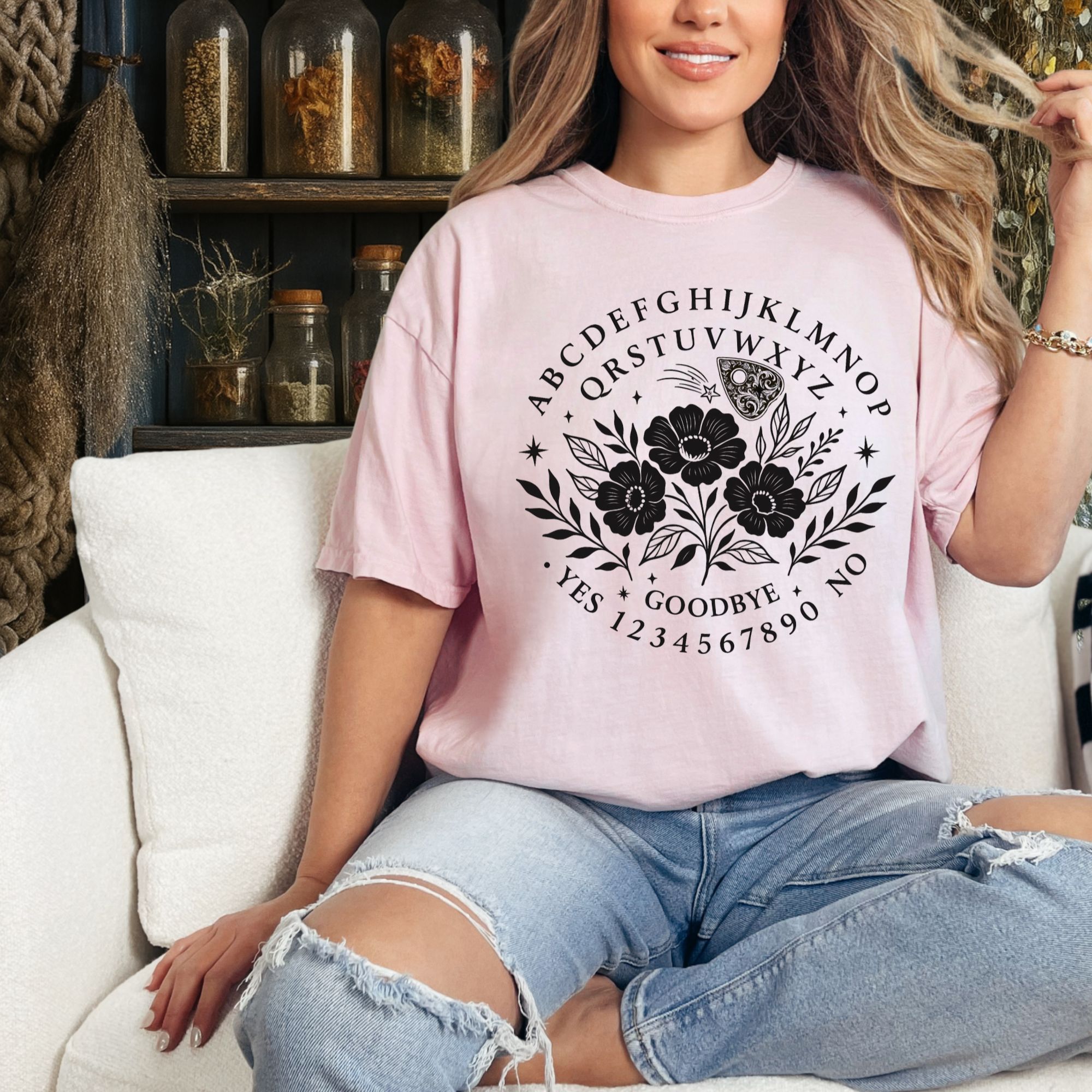 Gothic Floral T-shirt product thumbnail image Gothic Floral T-shirt product thumbnail image