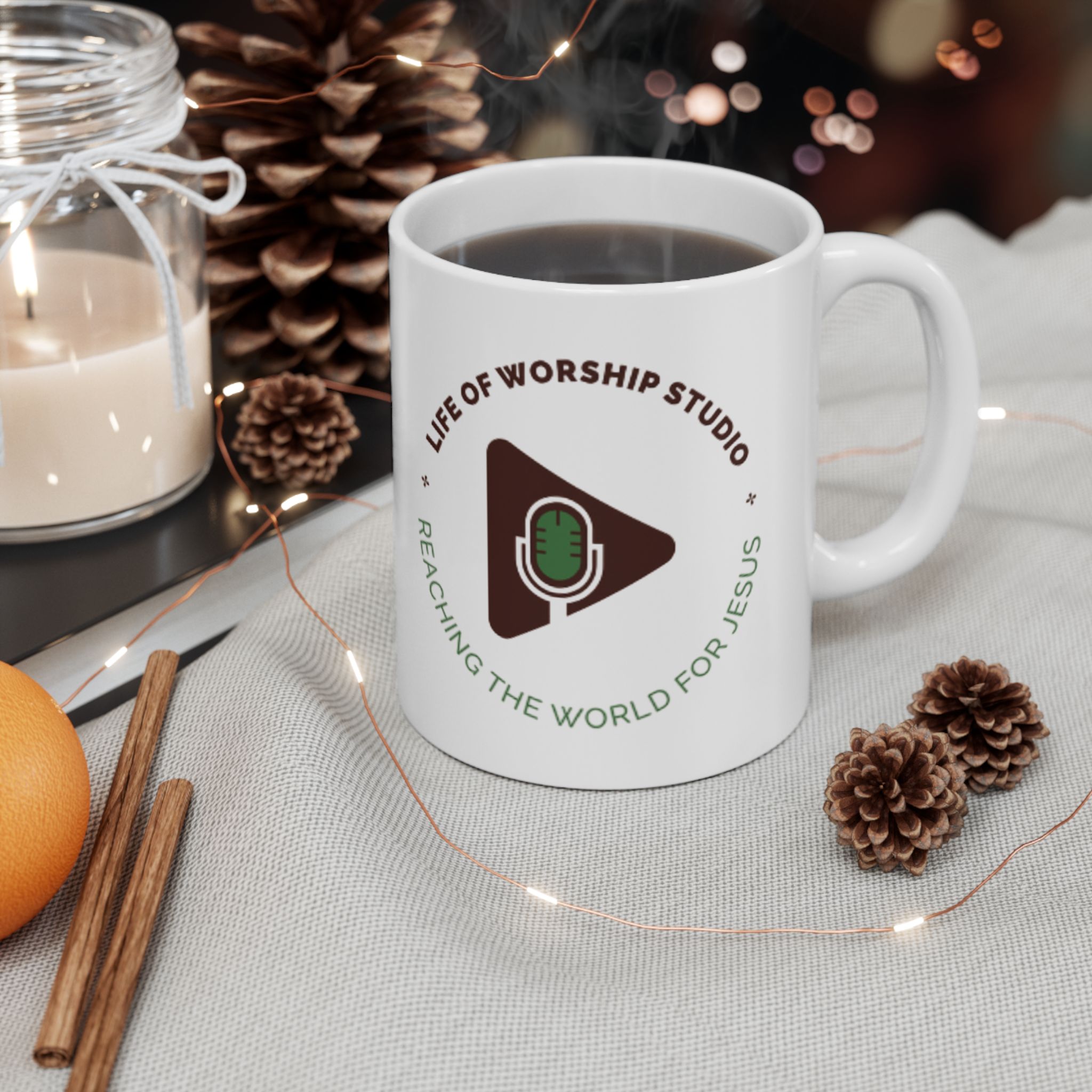 Inspirational Ceramic Mug for Faith Lovers, Coffee Mug for Jesus, Christian Gift, Inspirational Quote Mug, Devotional Drinkware