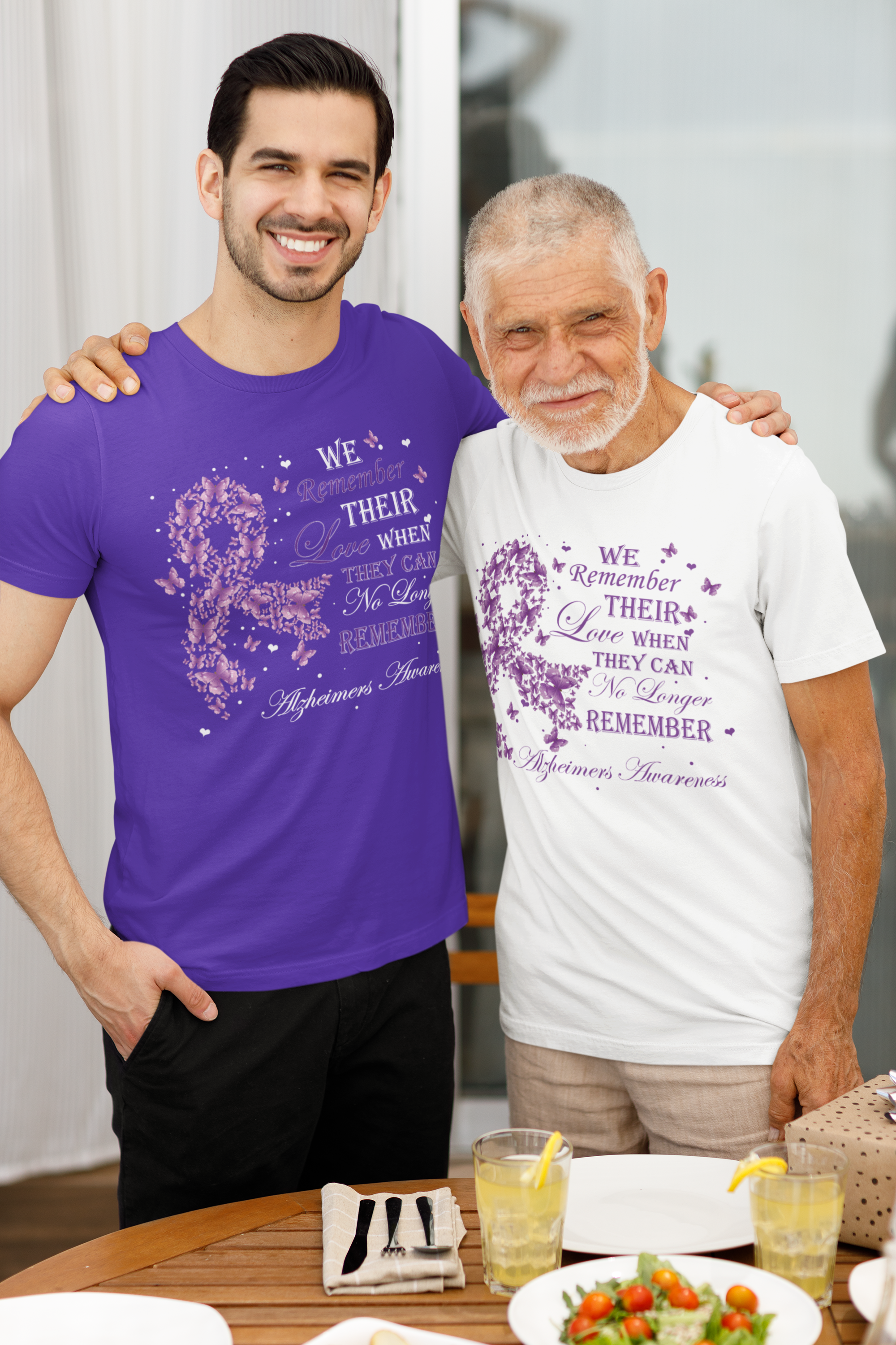 Alzheimer's Awareness ENGLISH, In Loving Memory T-Shirt, Grief Support Apparel, Memorial Awareness Shirt, Comfort Wear for Loss, Celebrate Loved Ones product thumbnail image Alzheimer's Awareness ENGLISH, In Loving Memory T-Shirt, Grief Support Apparel, Memorial Awareness Shirt, Comfort Wear for Loss, Celebrate Loved Ones product thumbnail image