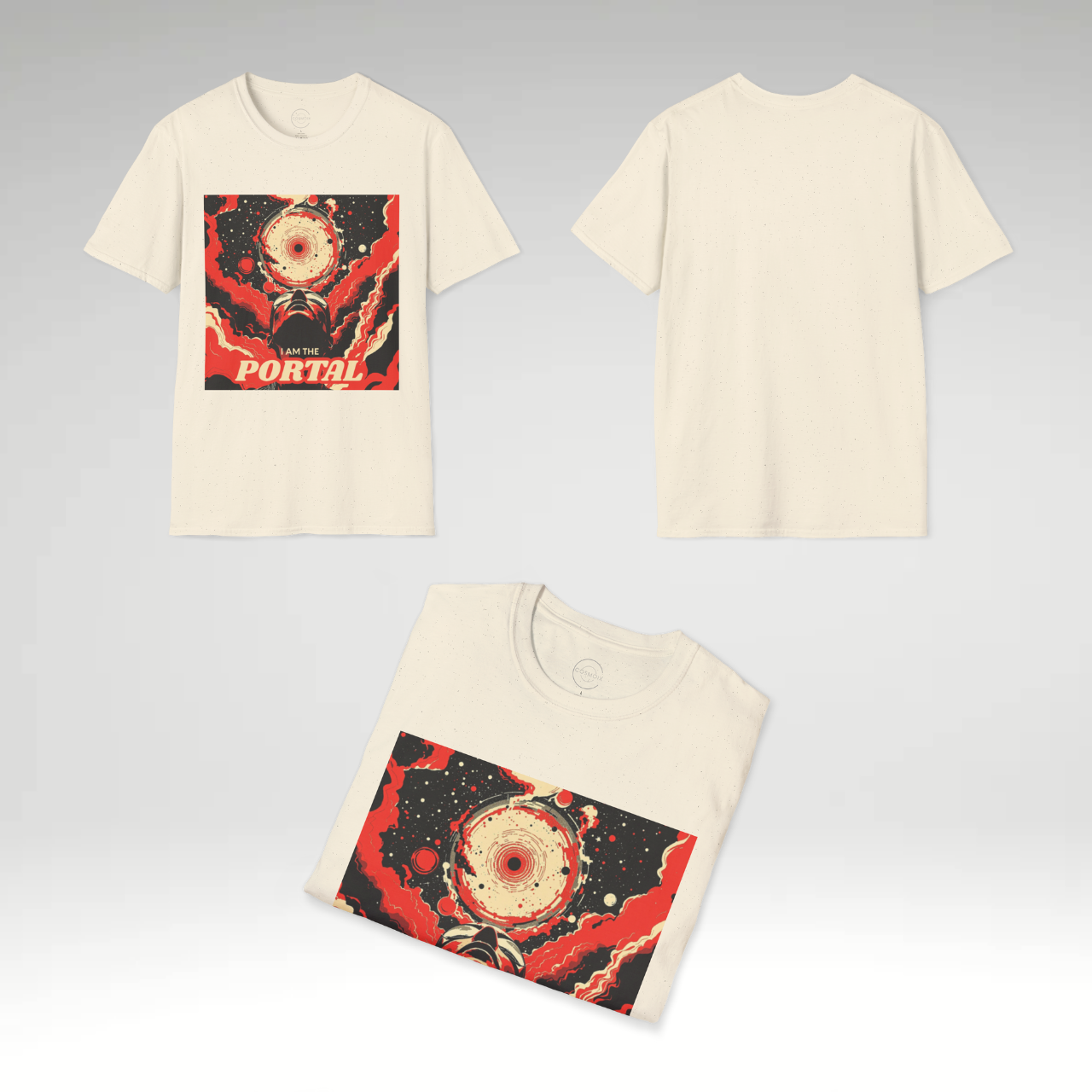 Portal Vibes Unisex Softstyle T-Shirt | Cosmic Graphic Tee for Space Lovers, Sci-Fi Fans, Gift for Birthdays, Parties, and Celebrations product thumbnail image Portal Vibes Unisex Softstyle T-Shirt | Cosmic Graphic Tee for Space Lovers, Sci-Fi Fans, Gift for Birthdays, Parties, and Celebrations product thumbnail image