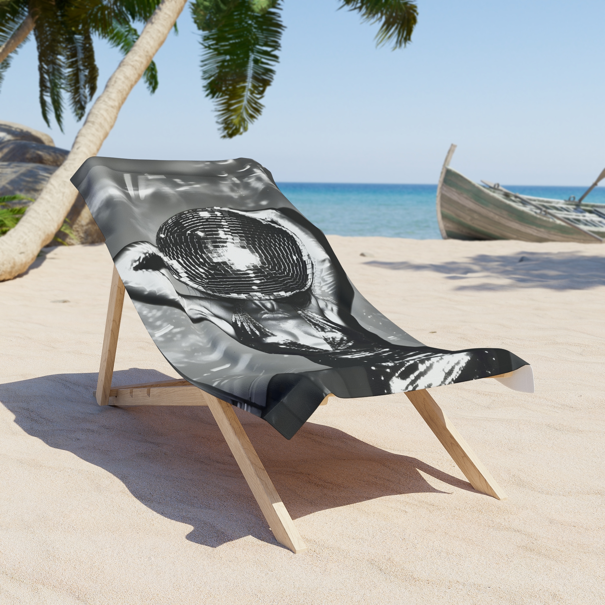 Disco Glam Beach Towel | Stylish Poolside Accessory, Summer Essentials, Summer Gifts, Boho Beach Decor, Festival Gear product thumbnail image Disco Glam Beach Towel | Stylish Poolside Accessory, Summer Essentials, Summer Gifts, Boho Beach Decor, Festival Gear product thumbnail image