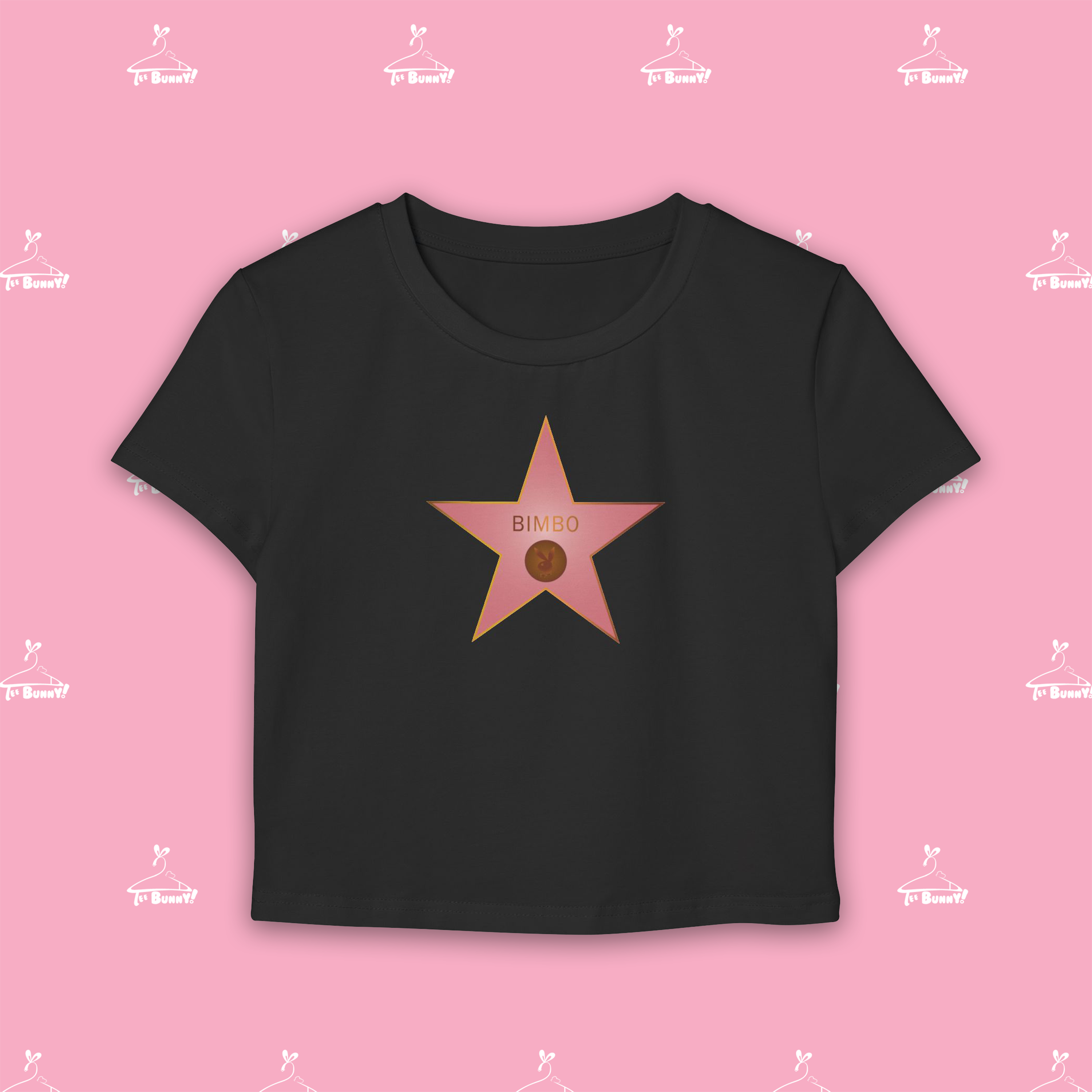 Bimbo Walk of Fame - (Unisex Cropped Tee) Bimbo Walk of Fame - (Unisex Cropped Tee)