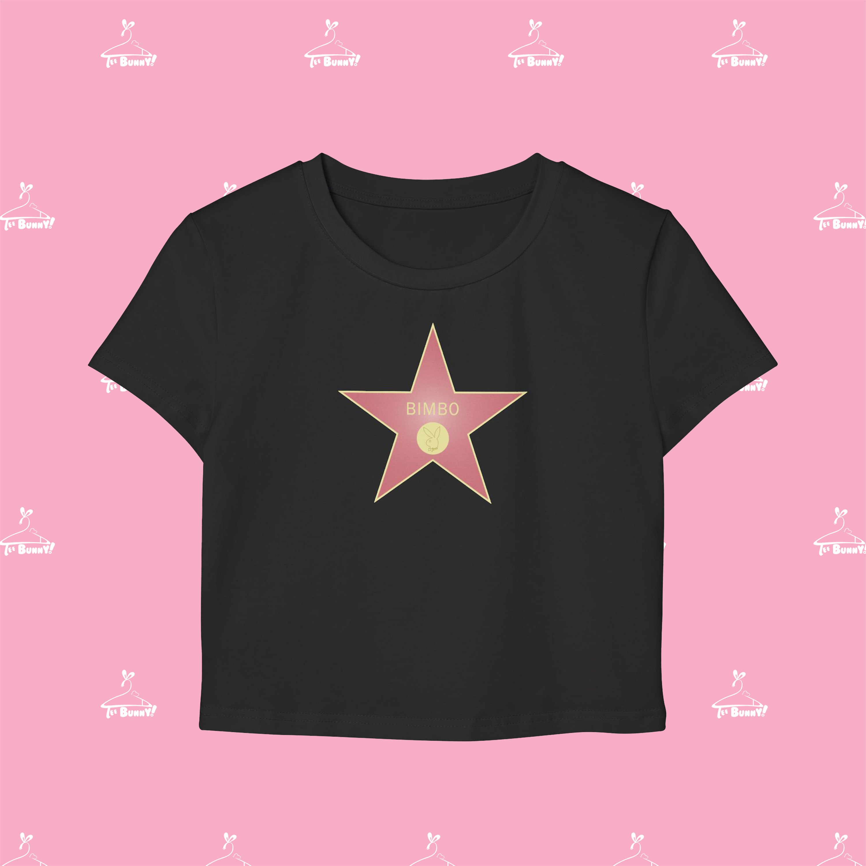 Bimbo Walk of Fame *Variant 2* - (Unisex Cropped Tee) Bimbo Walk of Fame *Variant 2* - (Unisex Cropped Tee)