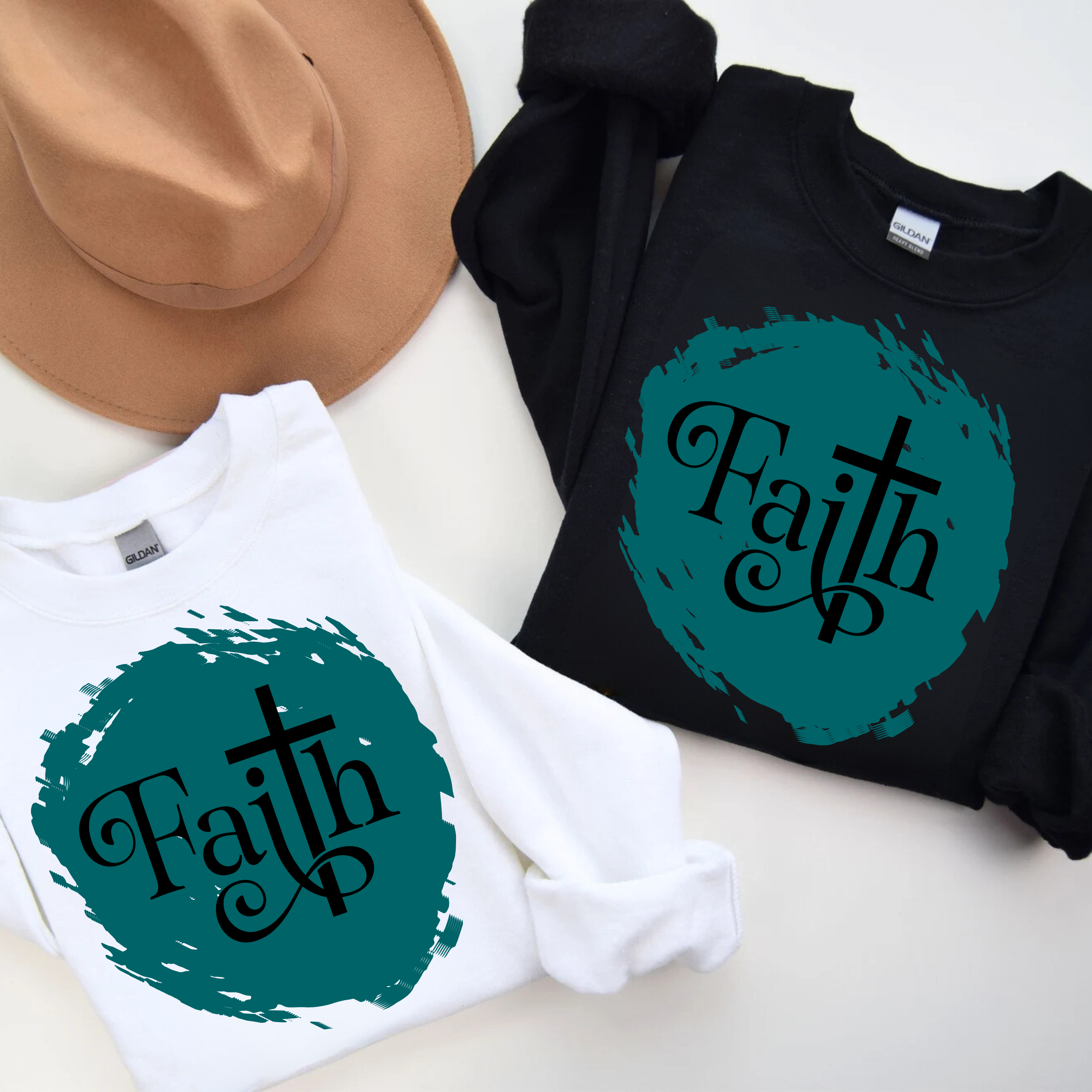 Faith Quote T-Shirt, Gift for Believers, Christian Apparel, Everyday Wear product thumbnail image