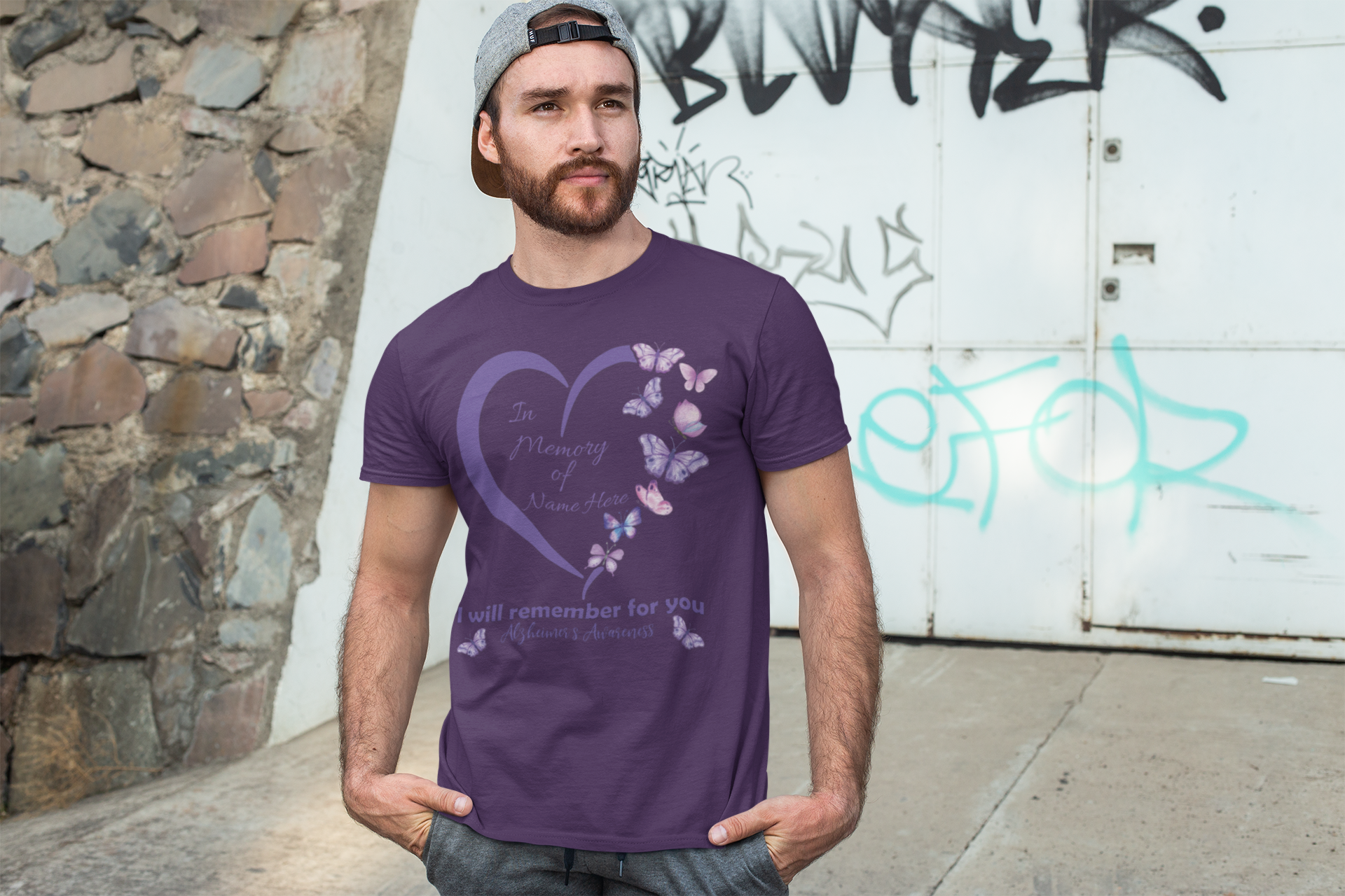 Alzheimer's Awareness, I Will Remember For You, Grief Support Apparel, Memorial Awareness Shirt, Comfort Wear for Loss, Celebrate Loved Ones