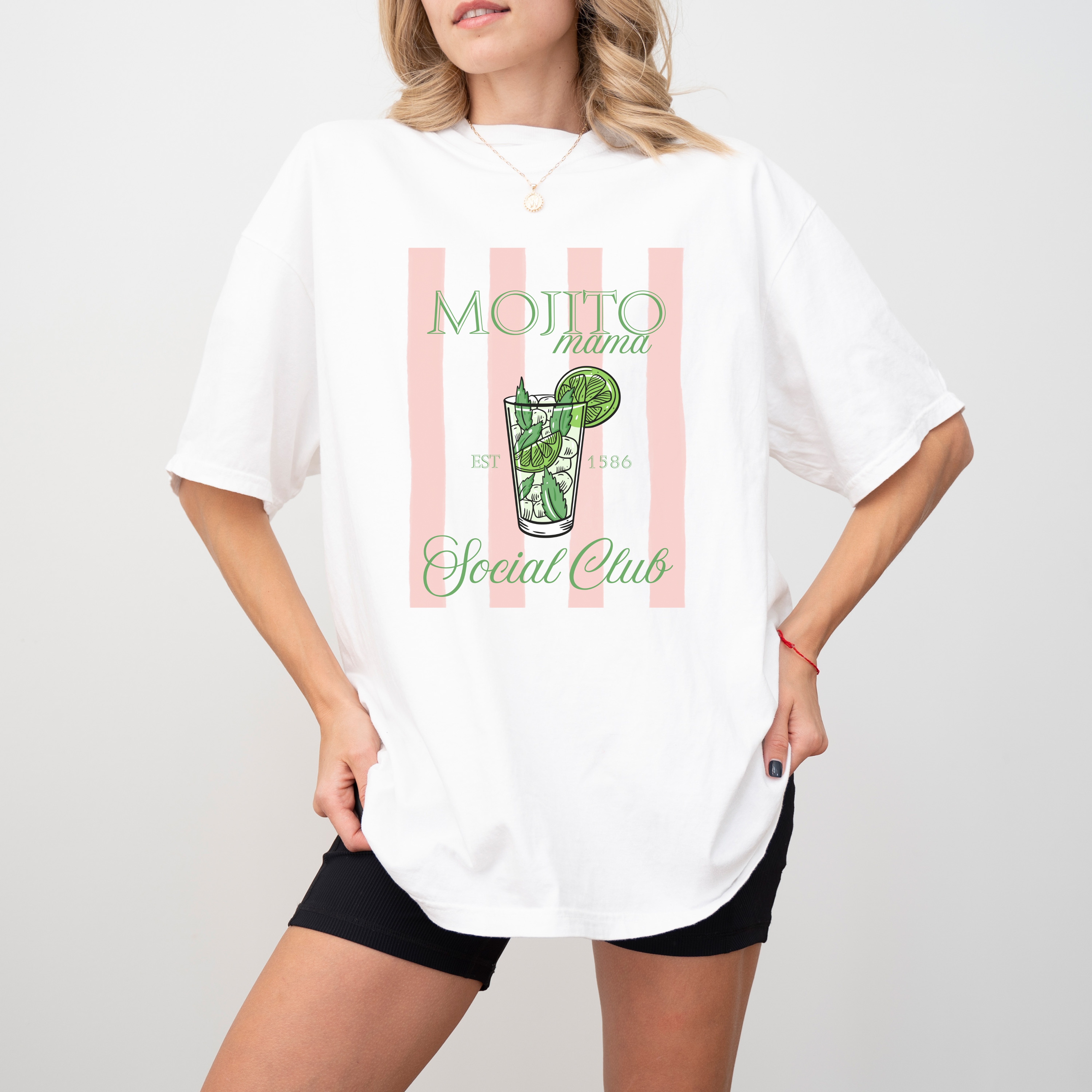 Mojito Mama Social Club | Comfort Colors Tshirt product thumbnail image Mojito Mama Social Club | Comfort Colors Tshirt product thumbnail image