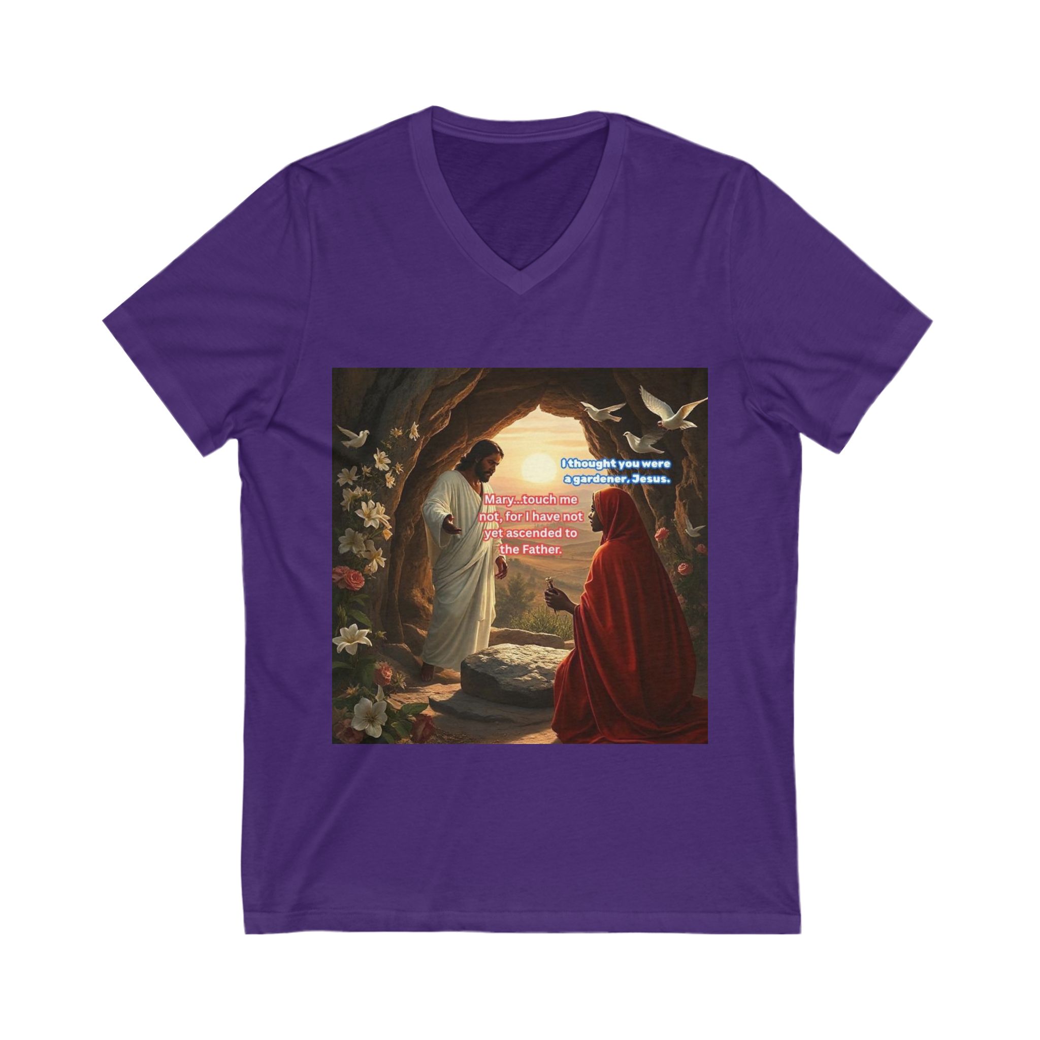 Jesus and Mary V-Neck Tee