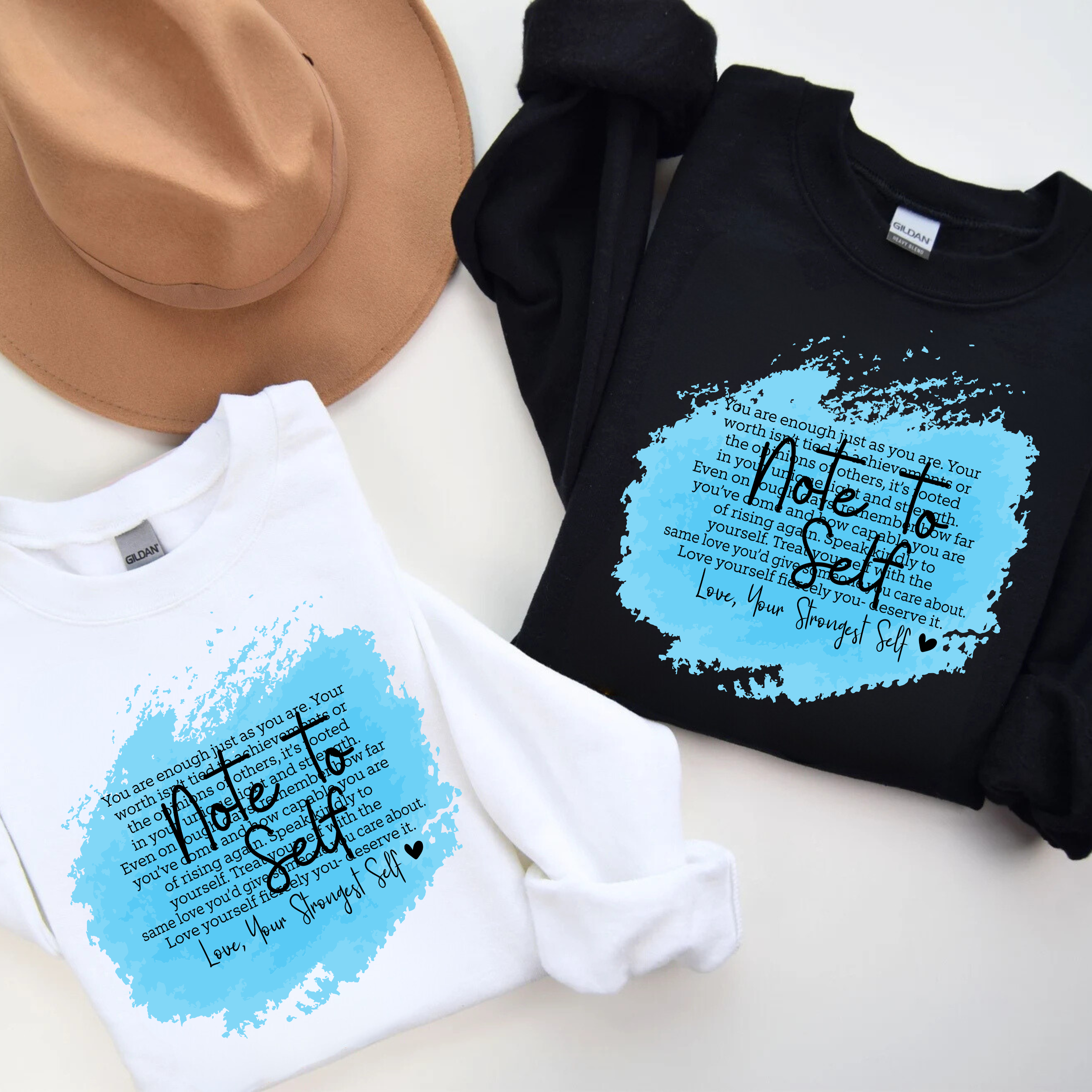 Empowering Note to Self-Love Tee, Inspirational Shirt, Motivational T-Shirt, Unisex Graphic Tee, Positive Vibe Apparel, Gift for Self-Care product thumbnail image