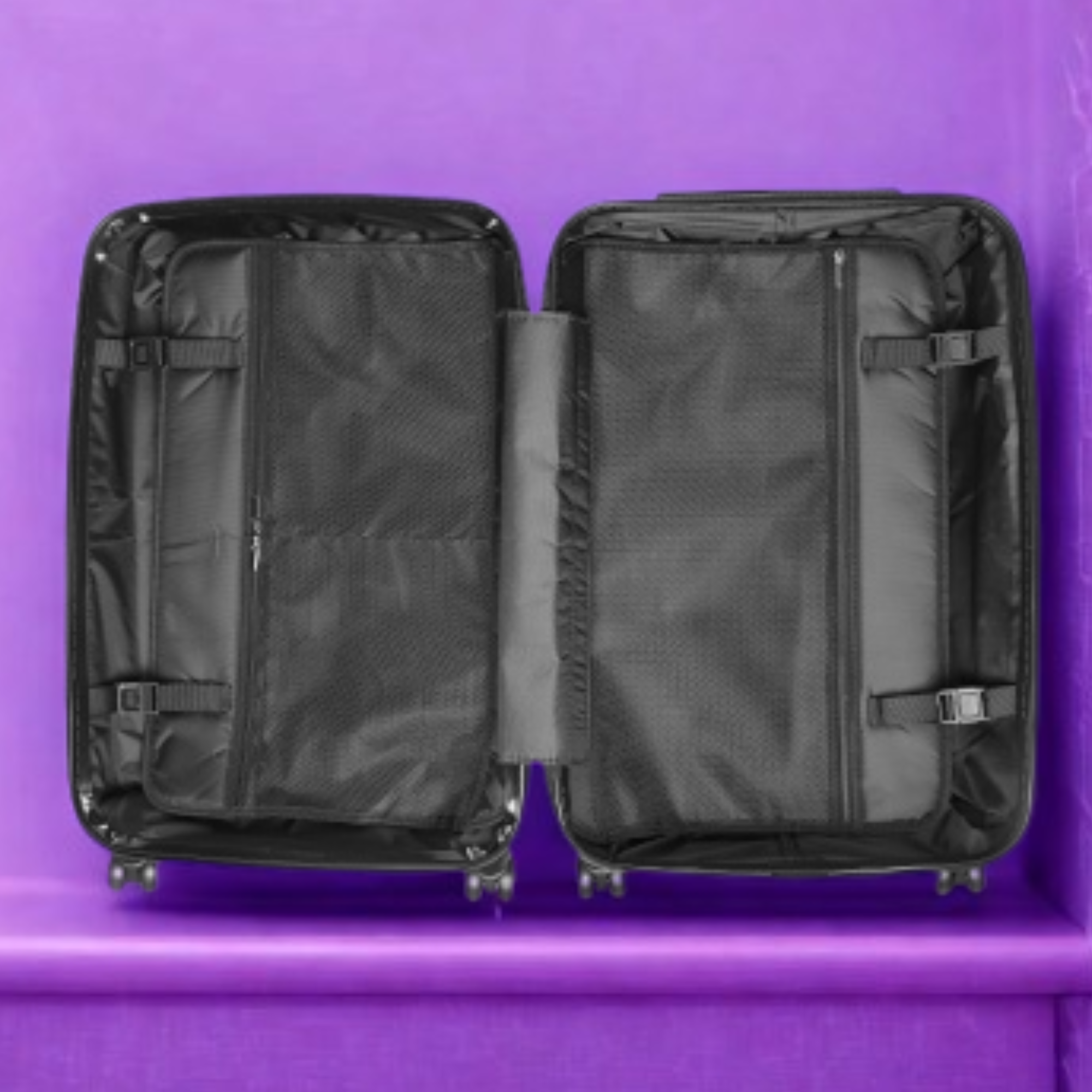 Purple Lily Floral Suitcase Elegant Hard Shell Rolling Luggage for Women | Carry-On TSA Approved Travel Bag | Vibrant Botanical Design product thumbnail image Purple Lily Floral Suitcase Elegant Hard Shell Rolling Luggage for Women | Carry-On TSA Approved Travel Bag | Vibrant Botanical Design product thumbnail image