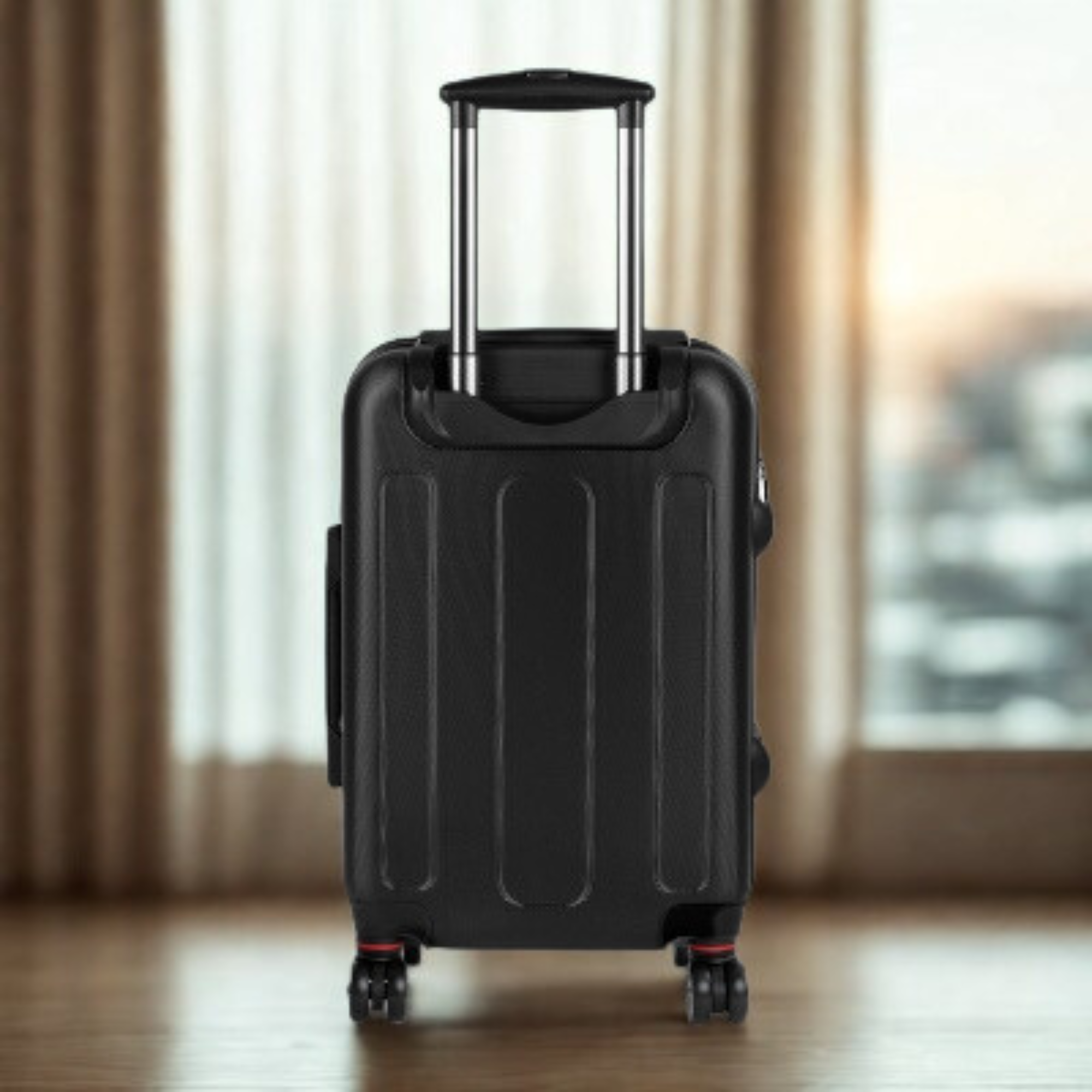 Purple Iris Floral Suitcase Elegant Hard Shell Rolling Luggage | Scenic Flower Landscape Carry On | TSA Approved Travel Gift for Her product thumbnail image Purple Iris Floral Suitcase Elegant Hard Shell Rolling Luggage | Scenic Flower Landscape Carry On | TSA Approved Travel Gift for Her product thumbnail image